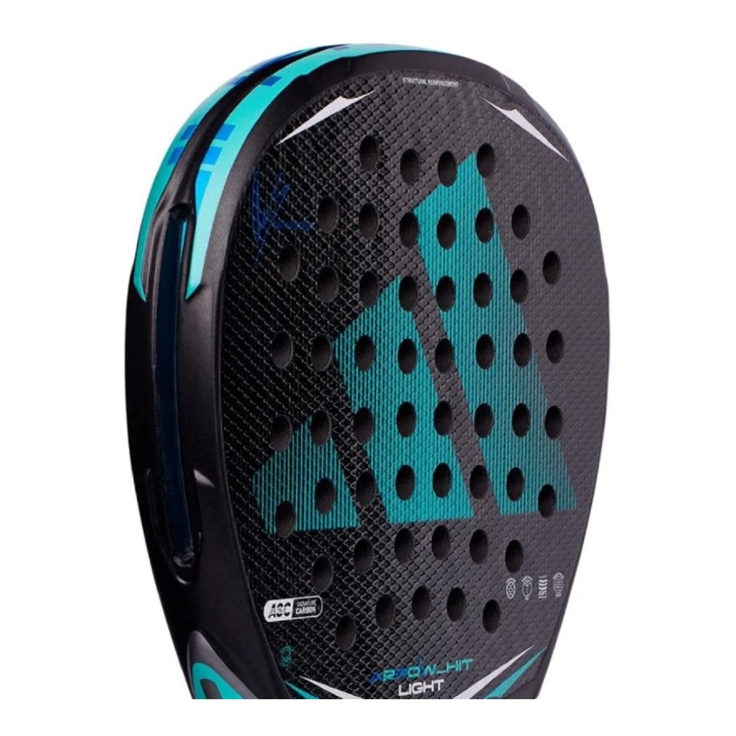 Pala de Pádel Adidas Arrow Hit Light 2026 (Ari Sánchez)/ Negra y Azul