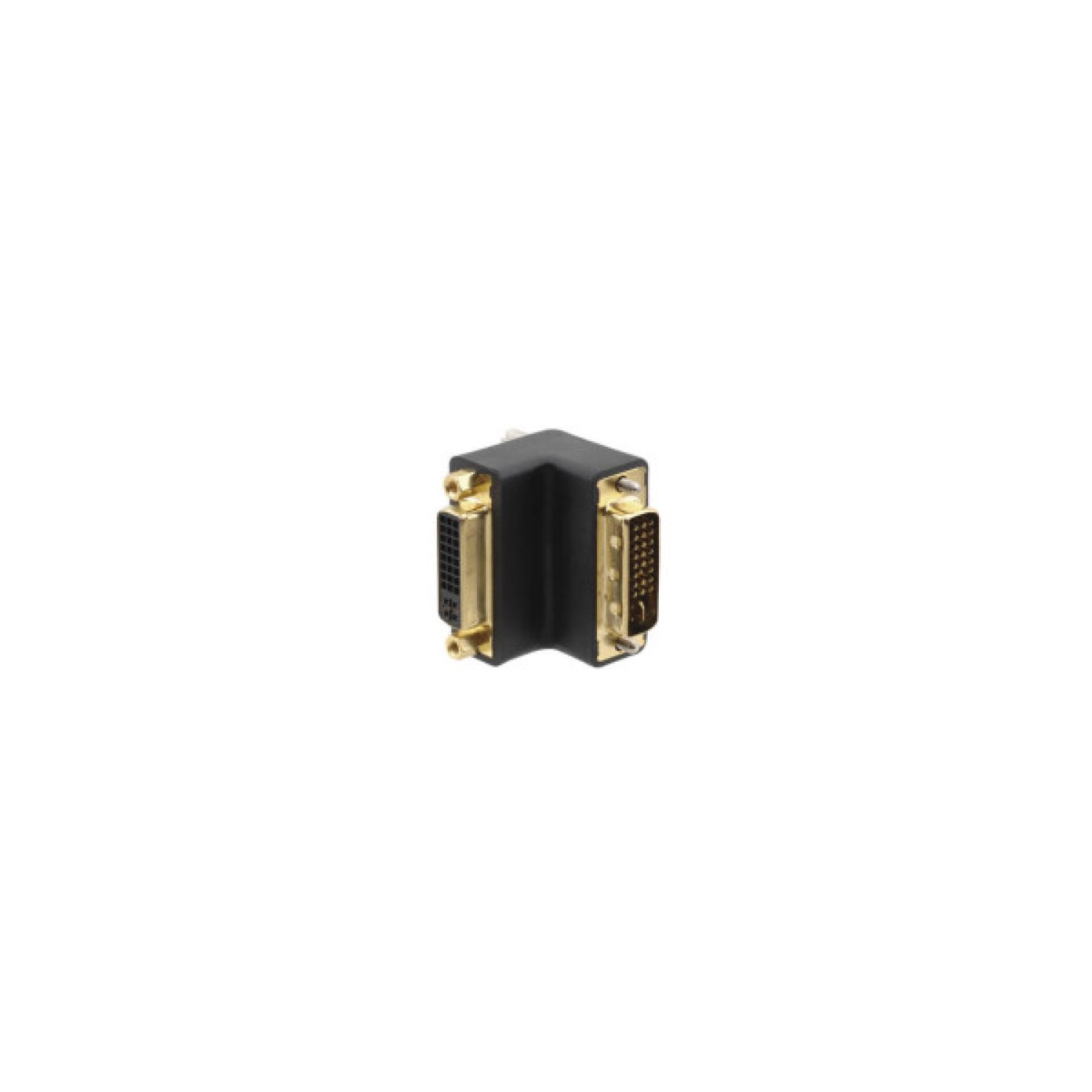 KRAMER CABLES & CONNECTORS CONNECT - CABLES ADAPTOR DVI FEMALE TO DVI MALE 90 DEGREES-MODEL (AD-DF/DM/RA(PACK-10)) (99-959601101)