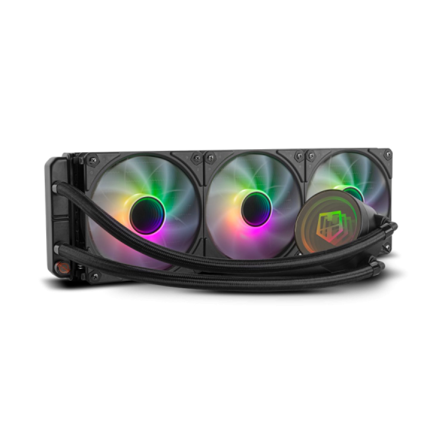 NOX NXHUMMERM360ARGB sistema de refrigeración para ordenador Procesador Sistema de refrigeración líquida todo en uno 12 cm Negro 1 pieza(s)