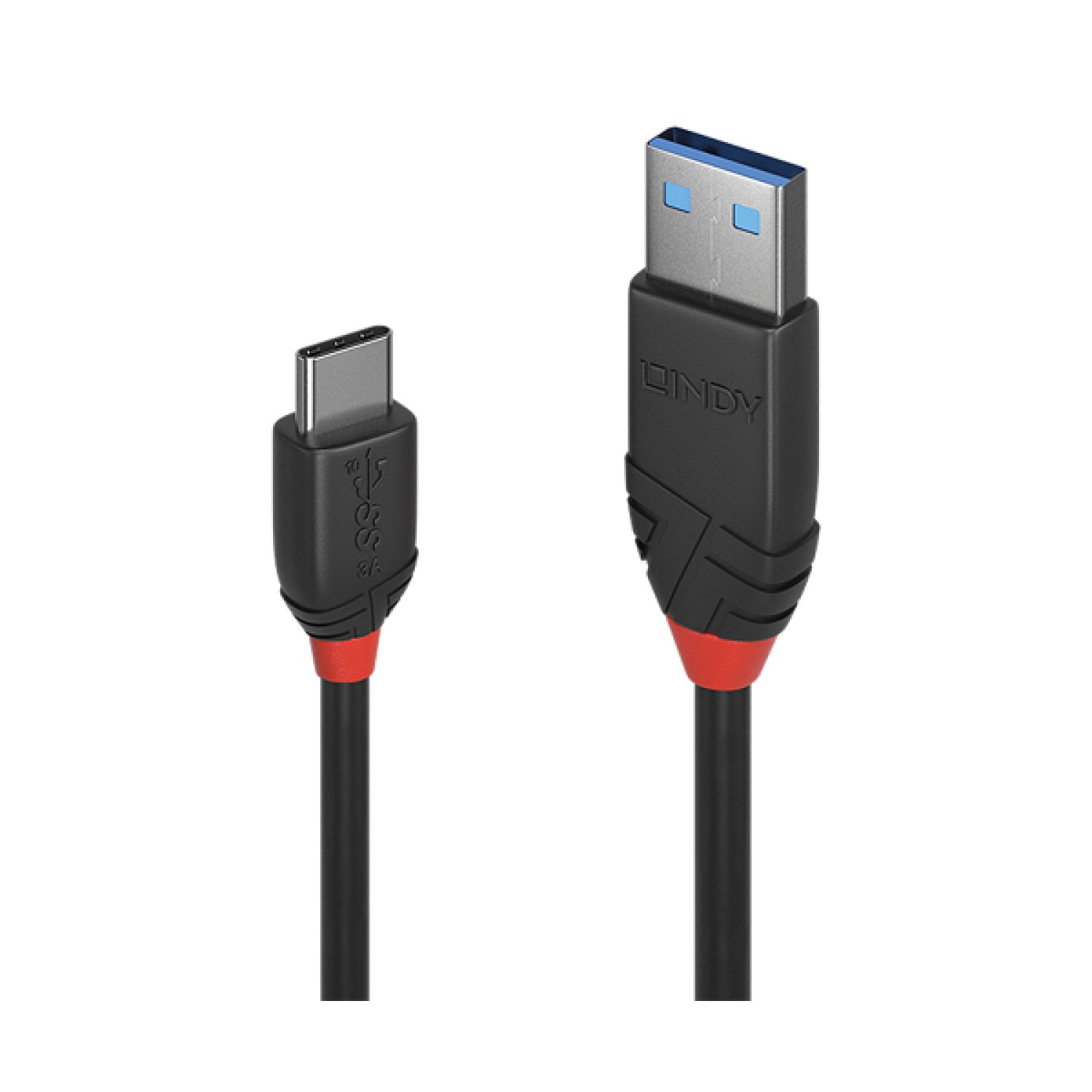 Lindy 36915 cable USB USB 3.2 Gen 1 (3.1 Gen 1) 0,5 m USB A USB C Negro