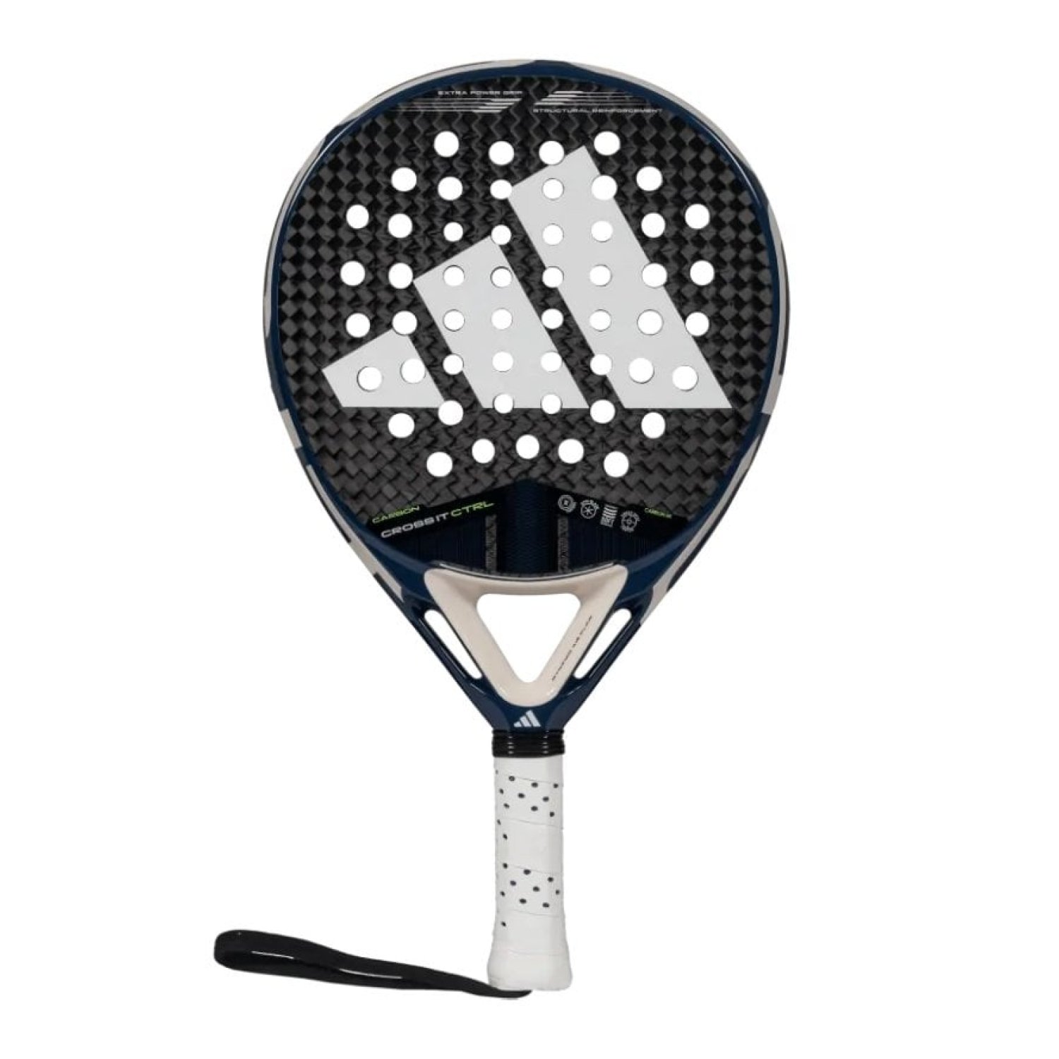 Pala de Pádel Adidas Cross It Carbon Control 3.4 2025/ Azul y Blanca