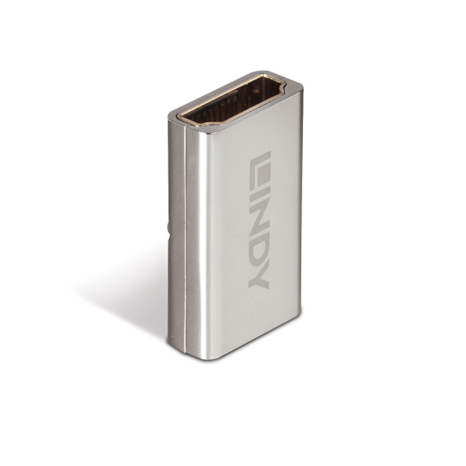 Lindy 41511 cambiador de género para cable HDMI 2.1 Plata
