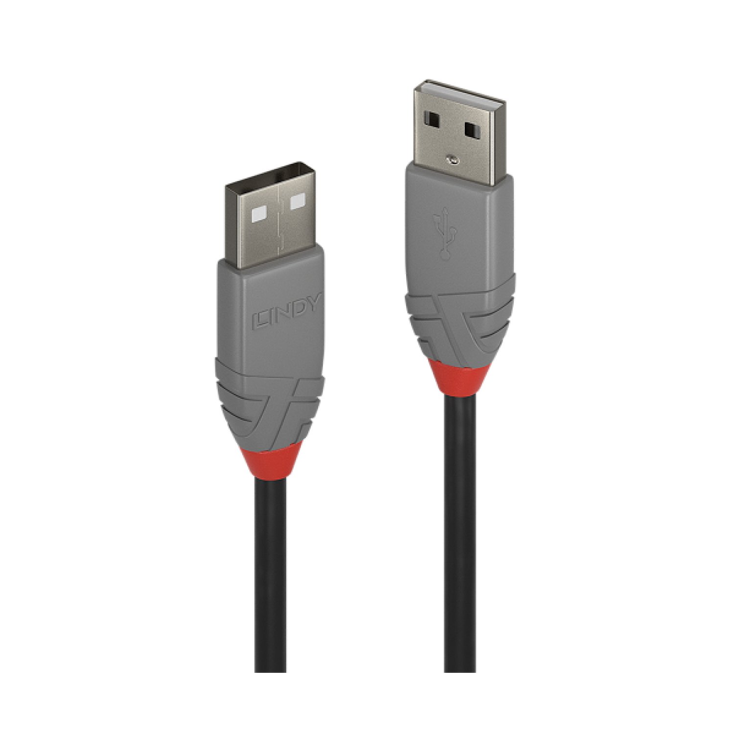 Lindy 36694 cable USB USB 2.0 3 m USB A Negro, Gris