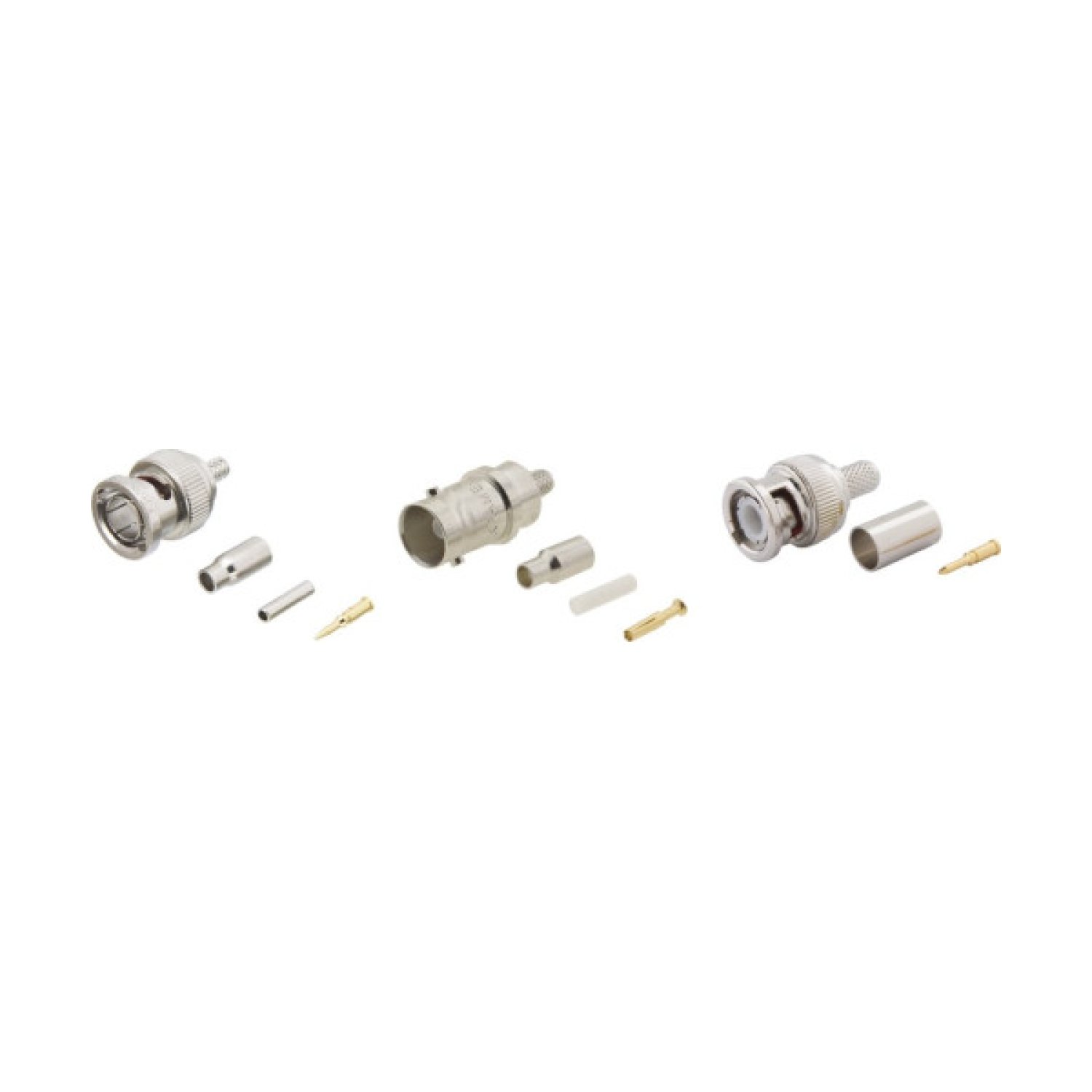 KRAMER CABLES & CONNECTORS CONNECT - CABLES CRIMP STYLE (M) BNC CONNECTOR: RG-6-MODEL (CCR-BNC-6(PACK-10)) (99-910060001)