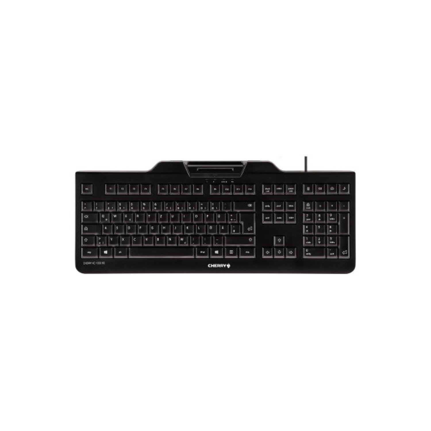 CHERRY KC 1000 SC teclado USB QWERTY Español Negro
