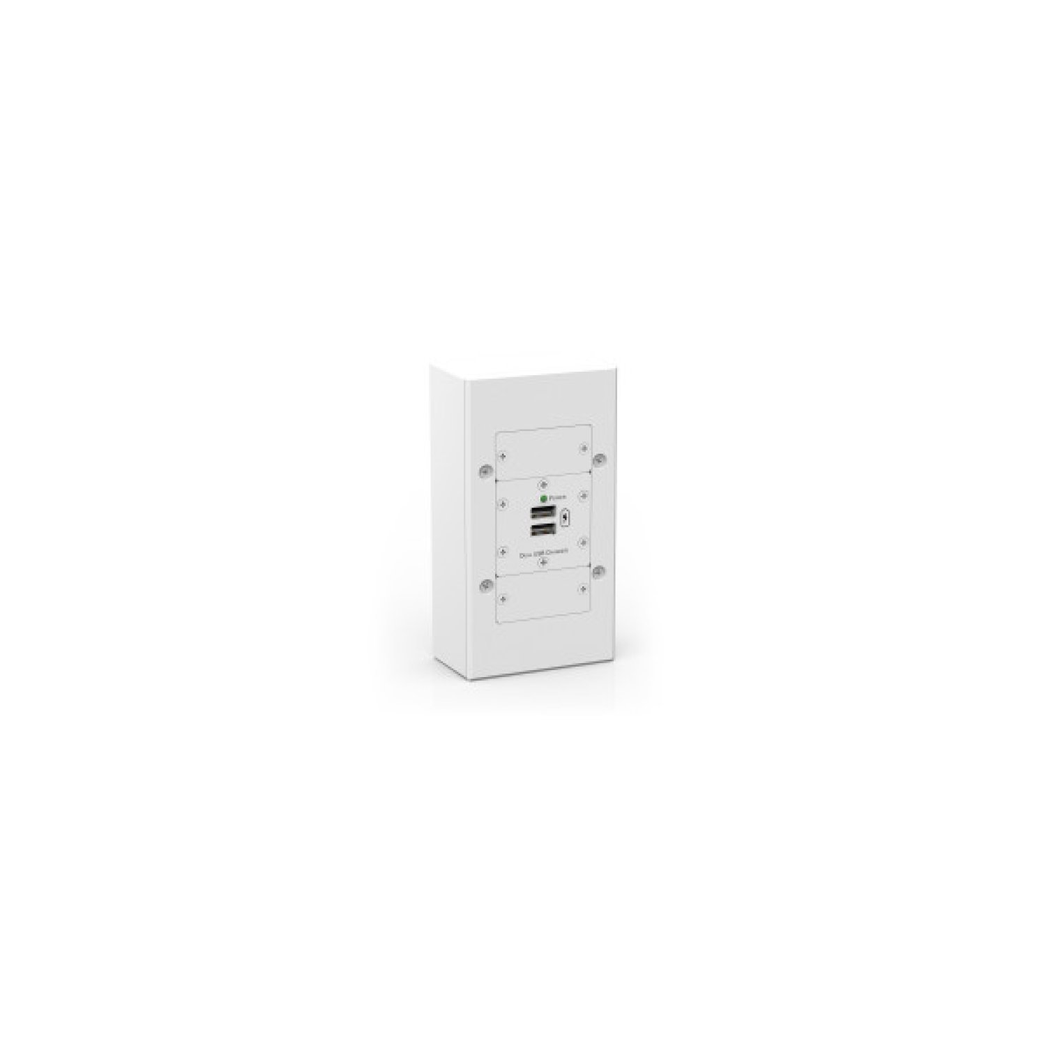 Kramer Electronics OWB-2G/EU/GB caja de tomacorriente Blanco