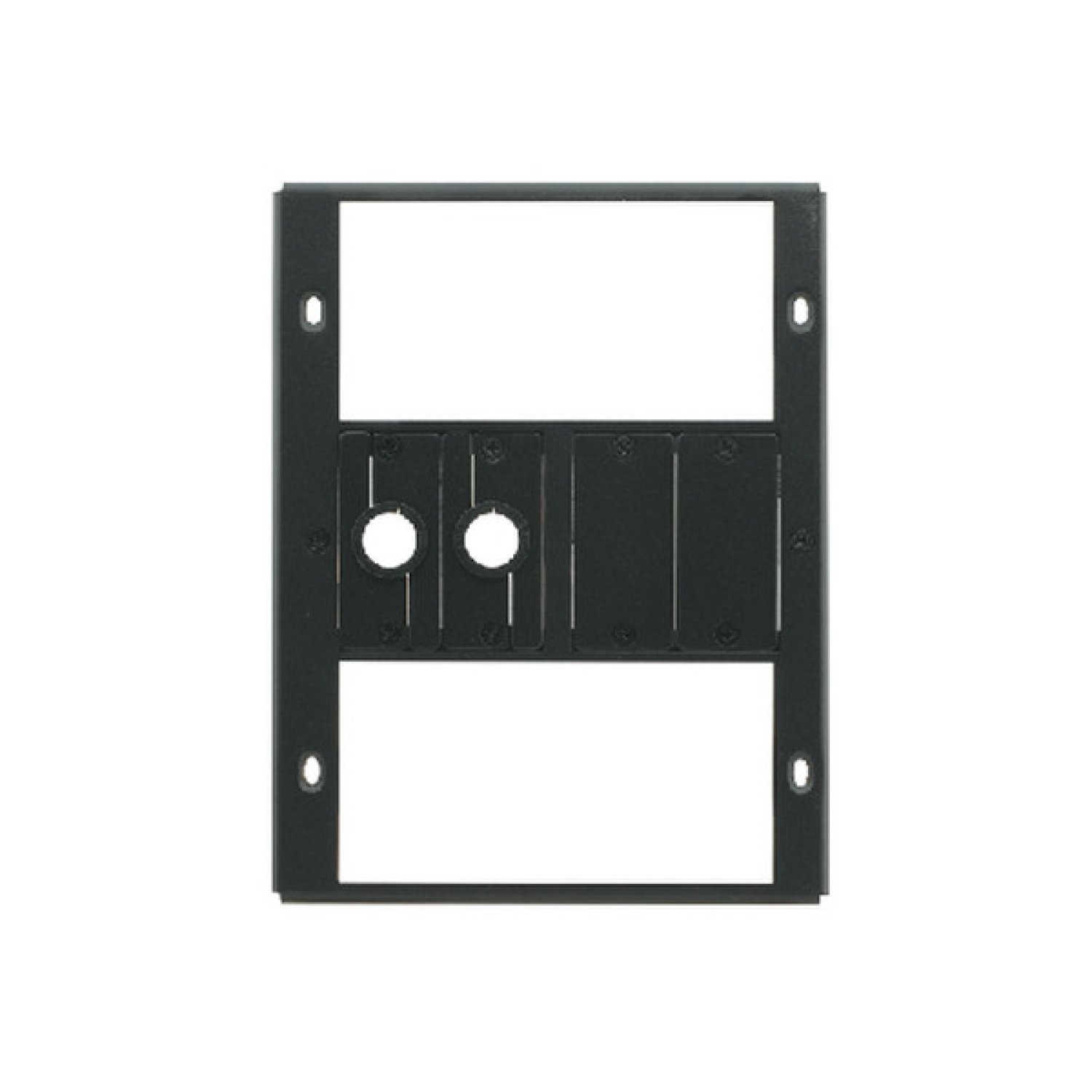 KRAMER PLACA DE INSERCION TBUS-1A CON ESPACIO PARA 4 ALIMENTACION 220VCA, 2 PASA CABLES, 2 WALL PLATE DE INSERCION SIMPLES (T1AF-44)