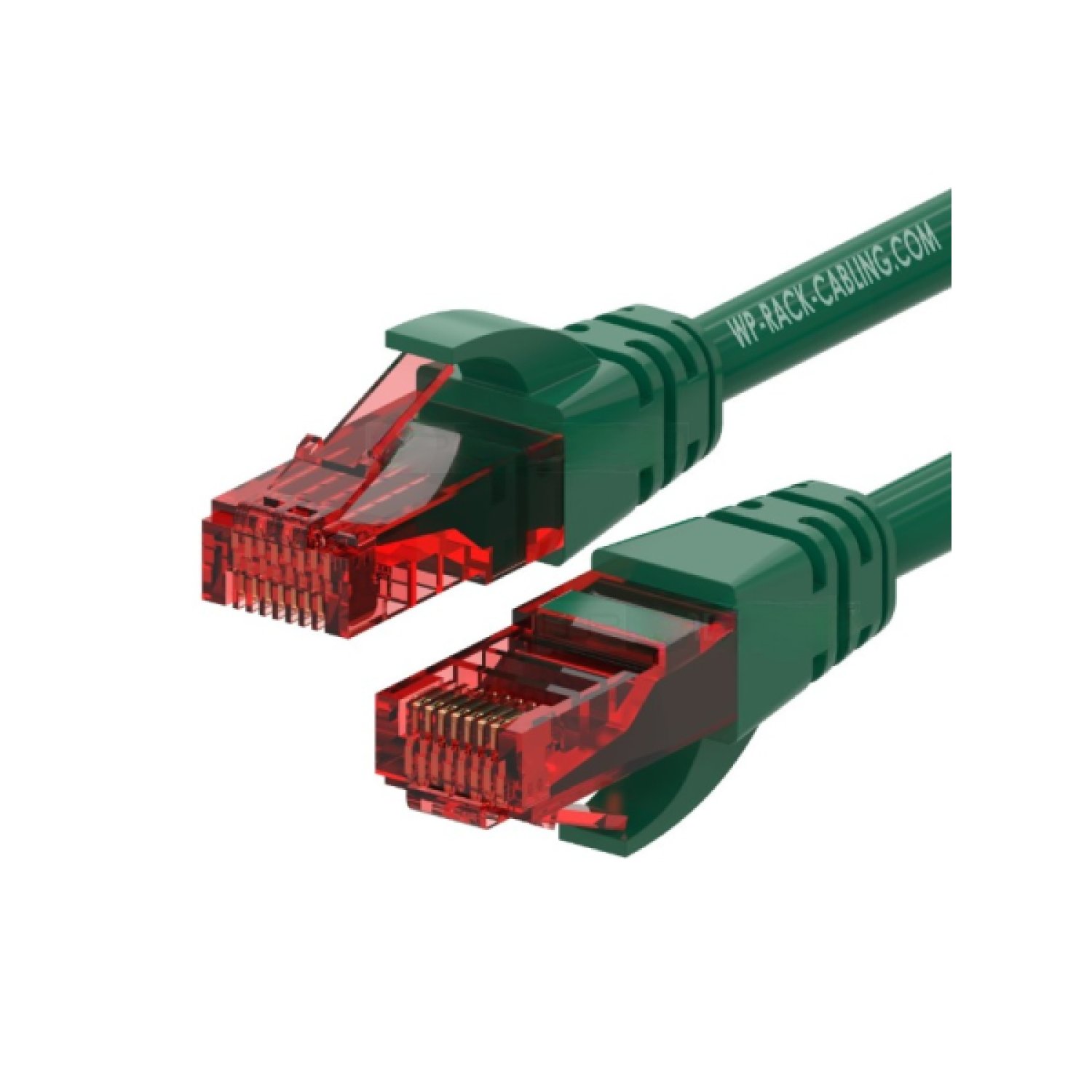 WP WPC-PAT-6U002G cable de red Negro, Verde 0,2 m Cat6 U/UTP (UTP)