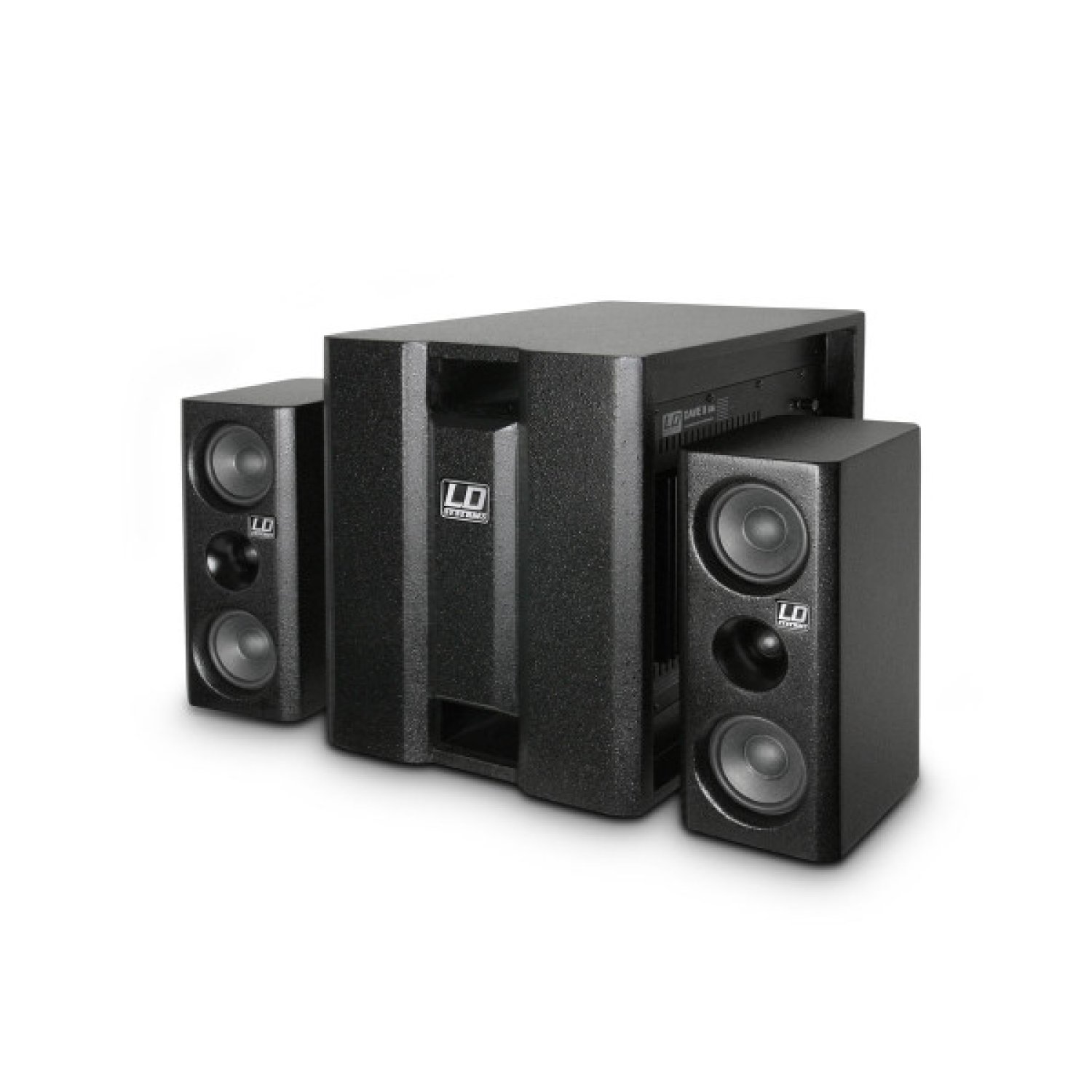 LD Systems Dave 8 XS conjunto de altavoces 350 W Universal Negro 2.1 canales De 2 vías