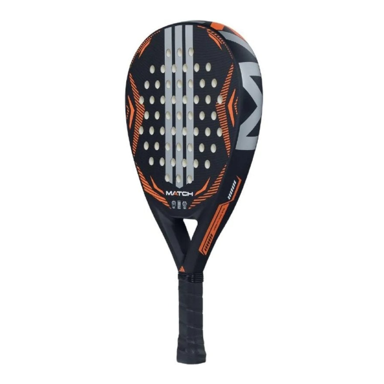 Pala de Pádel Adidas Match 3.5 2026/ Negra y Naranja