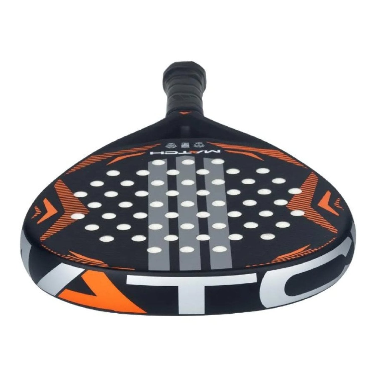 Pala de Pádel Adidas Match 3.5 2026/ Negra y Naranja