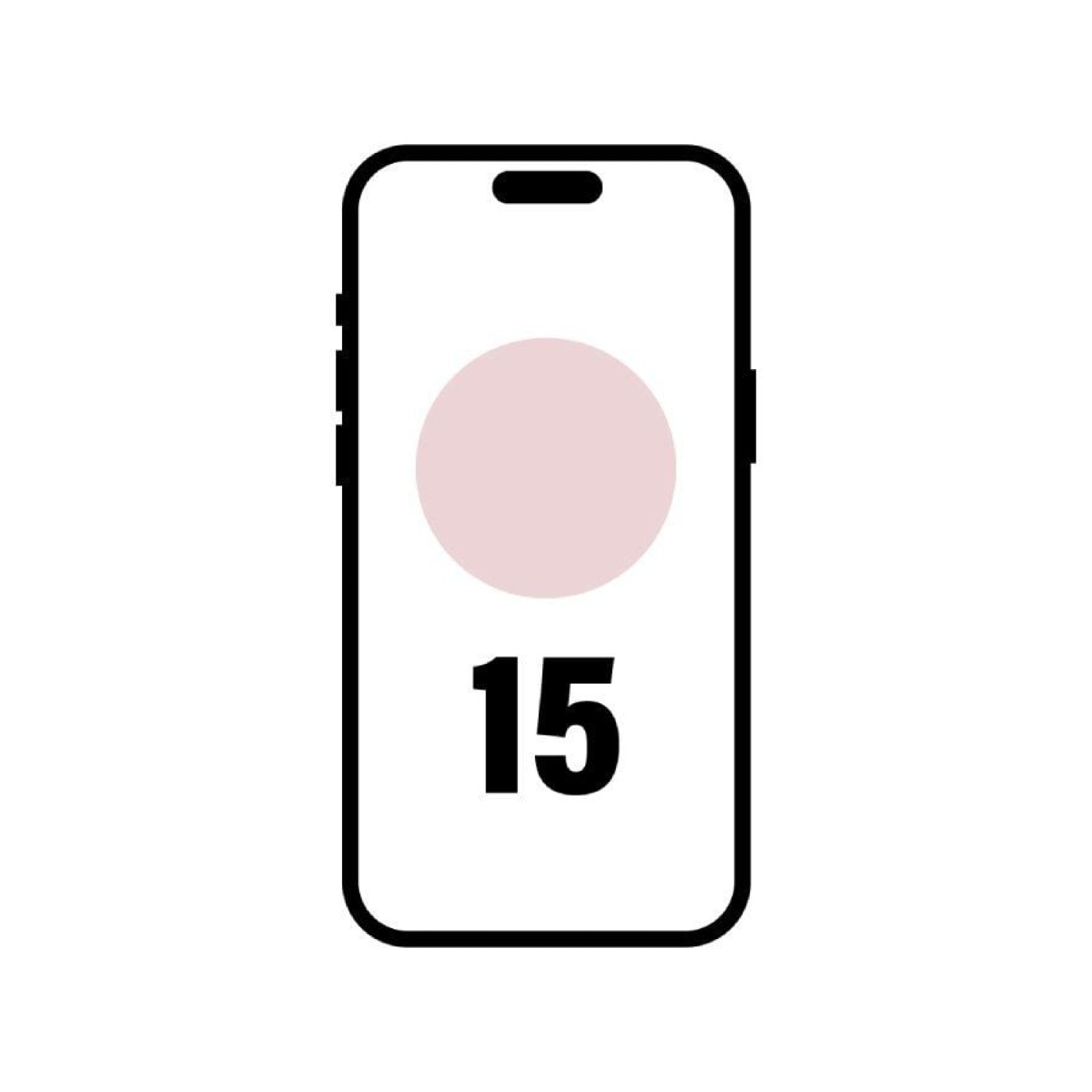 Smartphone Apple iPhone 15 128Gb/ 6.1"/ 5G/ Rosa
