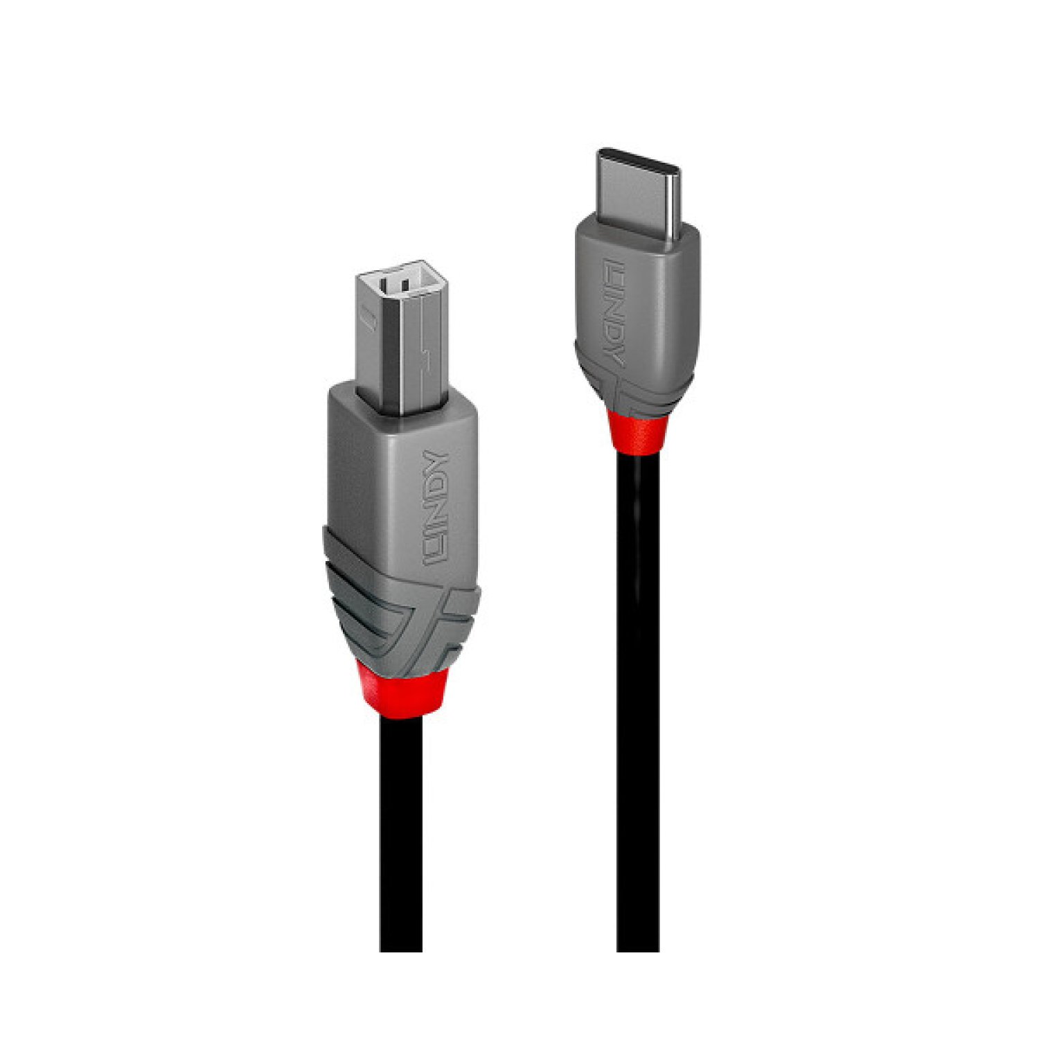 Lindy 36940 cable USB USB 2.0 0,5 m USB C USB B Negro