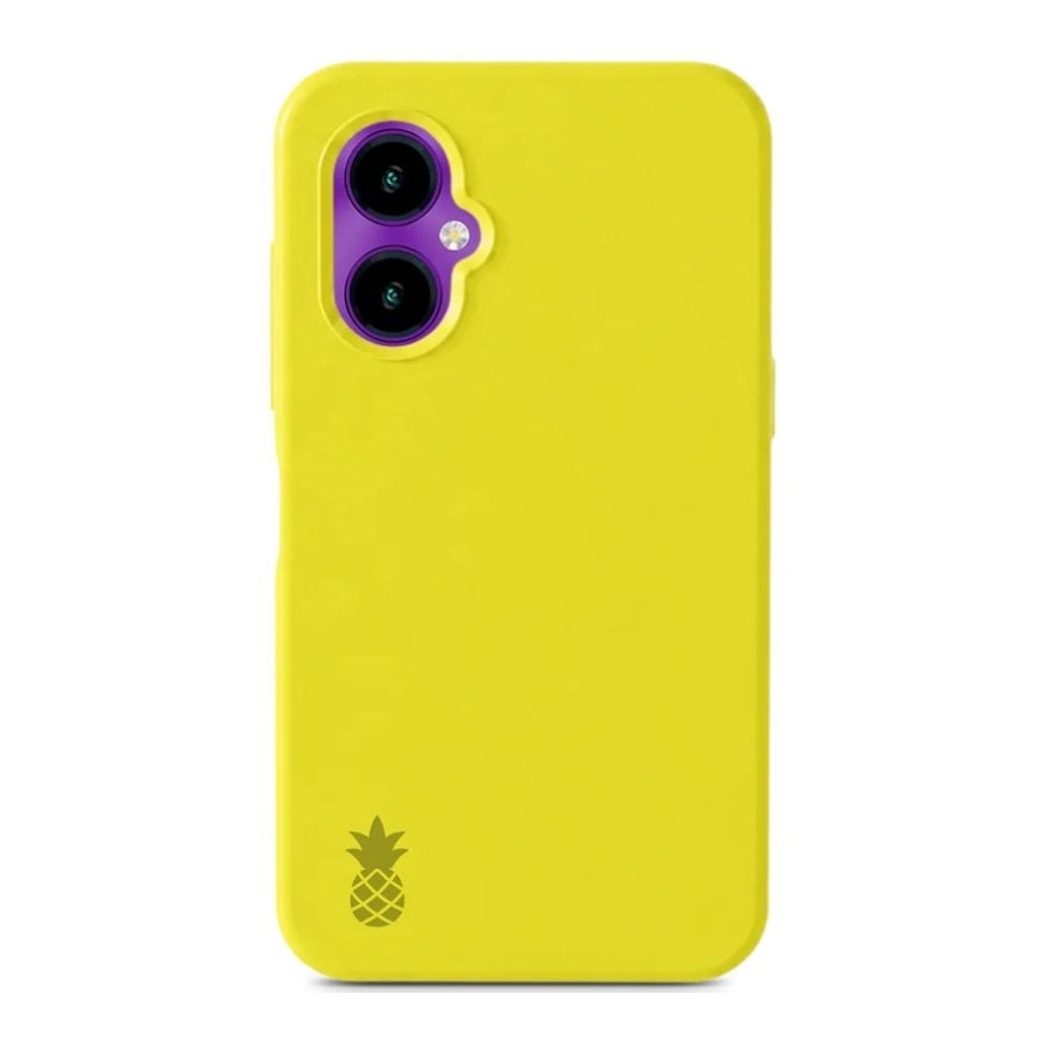 Funda Silicona + Protector de Pantalla de Cristal Templado SPC Wuum One Protection Pack 4354Y/ Compatible con SPC Wuum One/ Amarilla