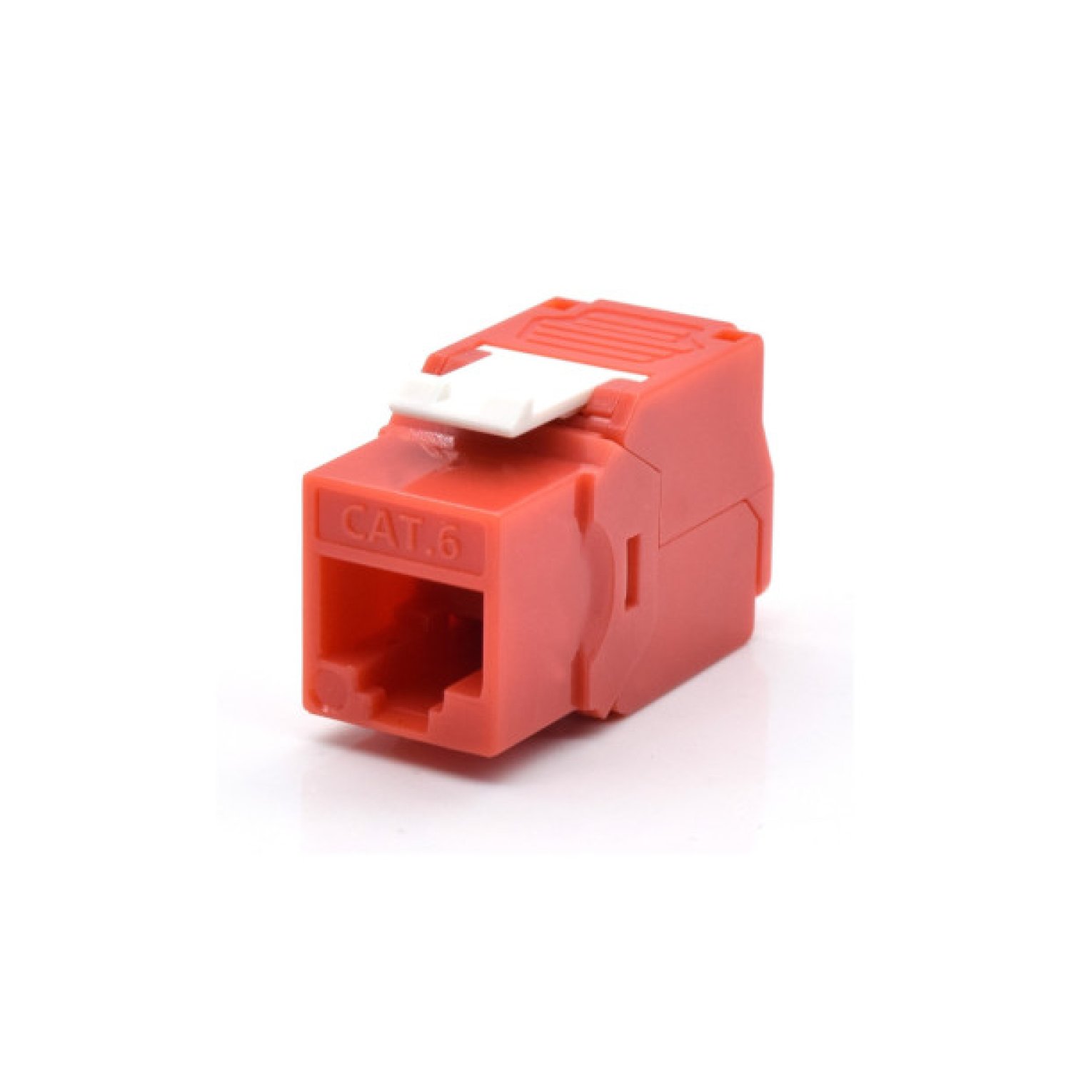 WP WPC-KEY-6UP-TL/R conector RJ45 Rojo, Blanco