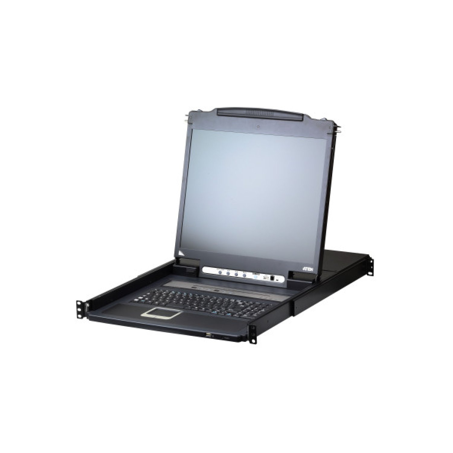 ATEN CL5708IN consola de rack 48,3 cm (19") 1280 x 1024 Pixeles Metal, Plástico Negro 1U