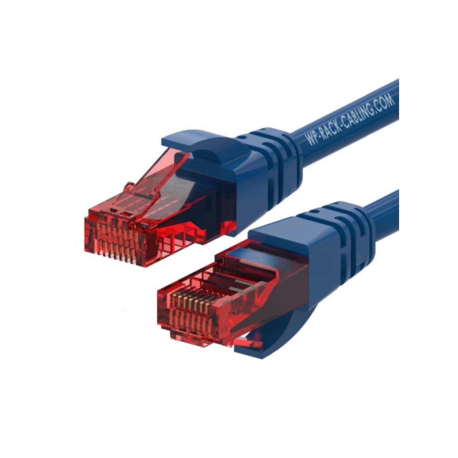 WP WPC-PAT-6U002B cable de red Azul, Rojo 0,2 m Cat6 U/UTP (UTP)