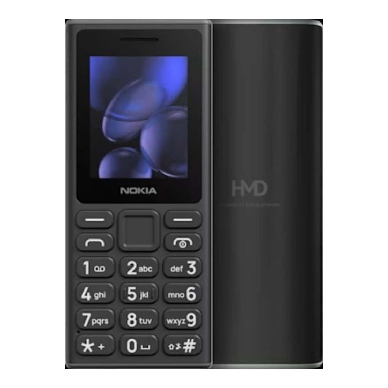 Teléfono Móvil Nokia 105 2G 2024/ Negro