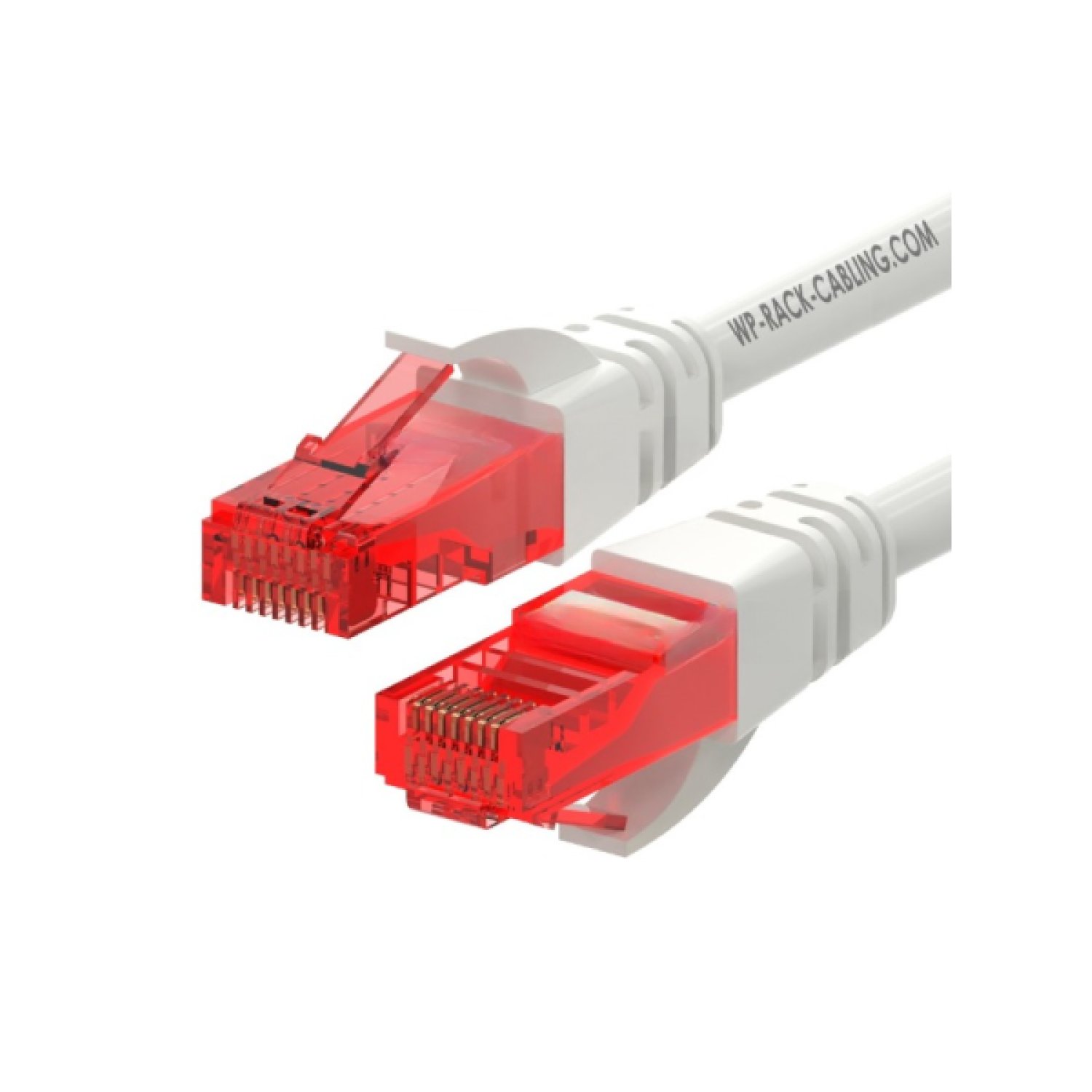 WP WPC-PAT-6U002W cable de red Rojo, Blanco 0,2 m Cat6 U/UTP (UTP)