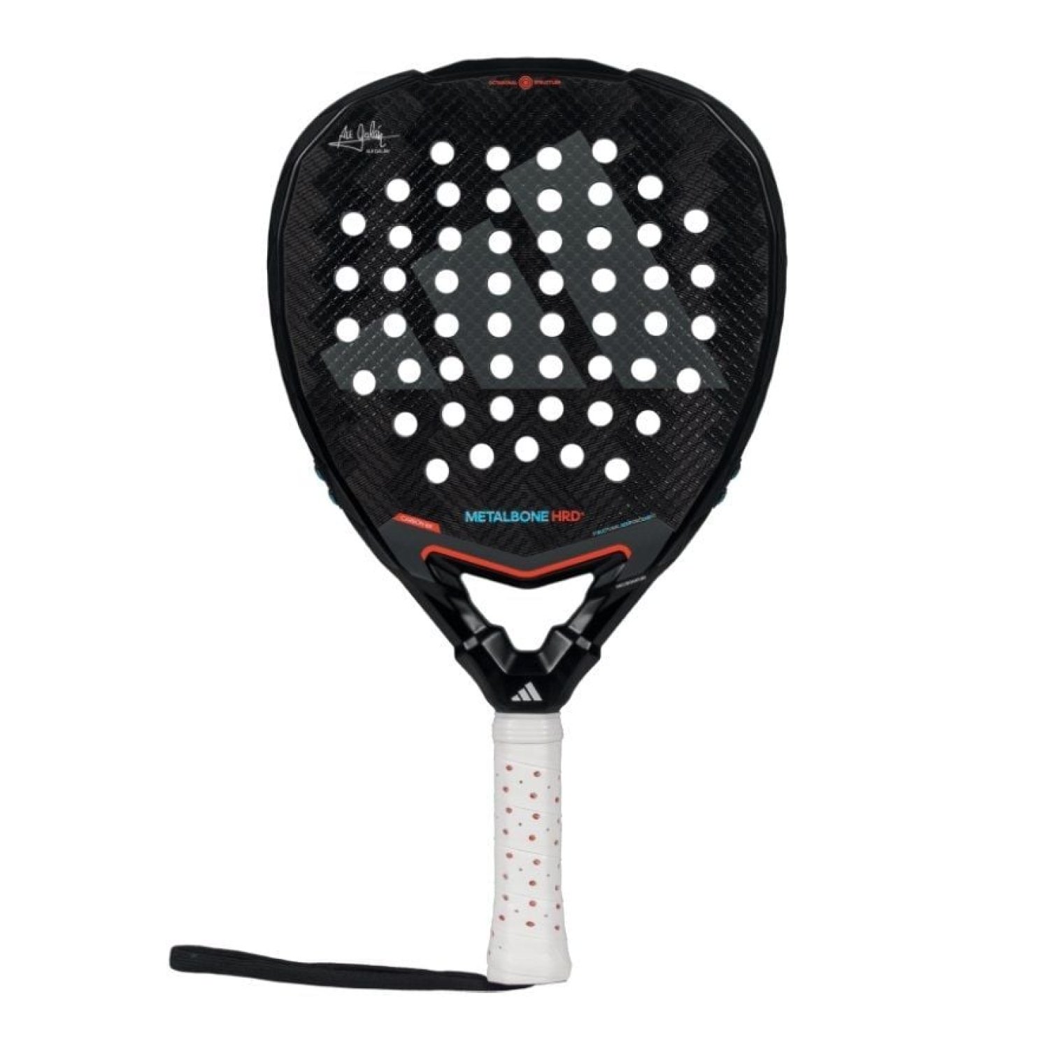 Pala de Pádel Adidas Metalbone HRD+ 2025 (Ale Galan)/ Negra y Blanca
