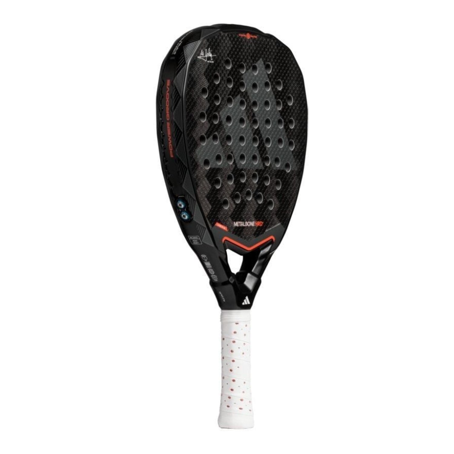Pala de Pádel Adidas Metalbone HRD+ 2025 (Ale Galan)/ Negra y Blanca