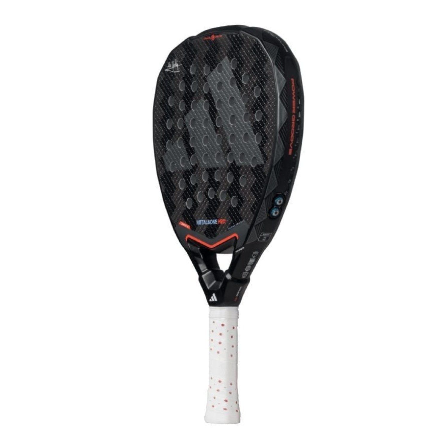Pala de Pádel Adidas Metalbone HRD+ 2025 (Ale Galan)/ Negra y Blanca