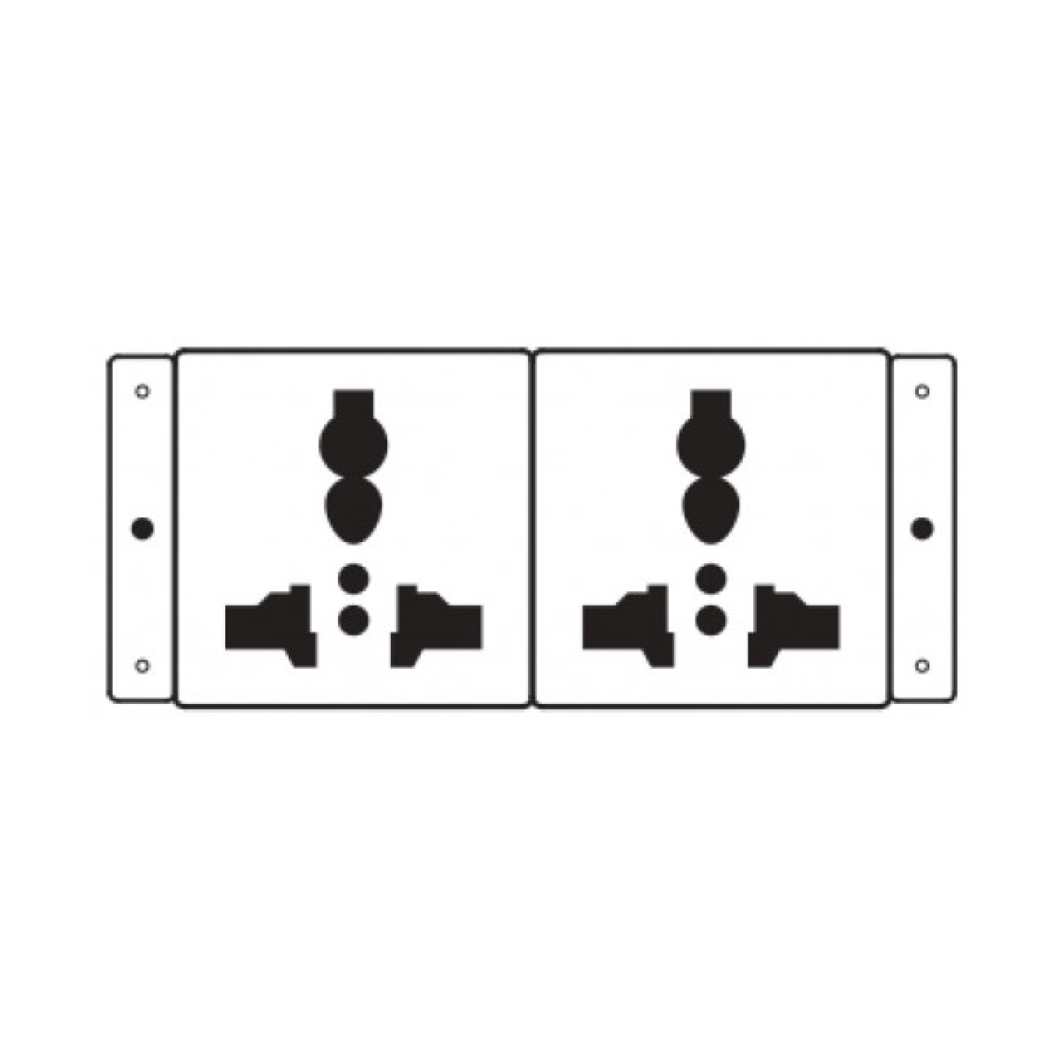 Kramer Electronics TS-2U toma de corriente