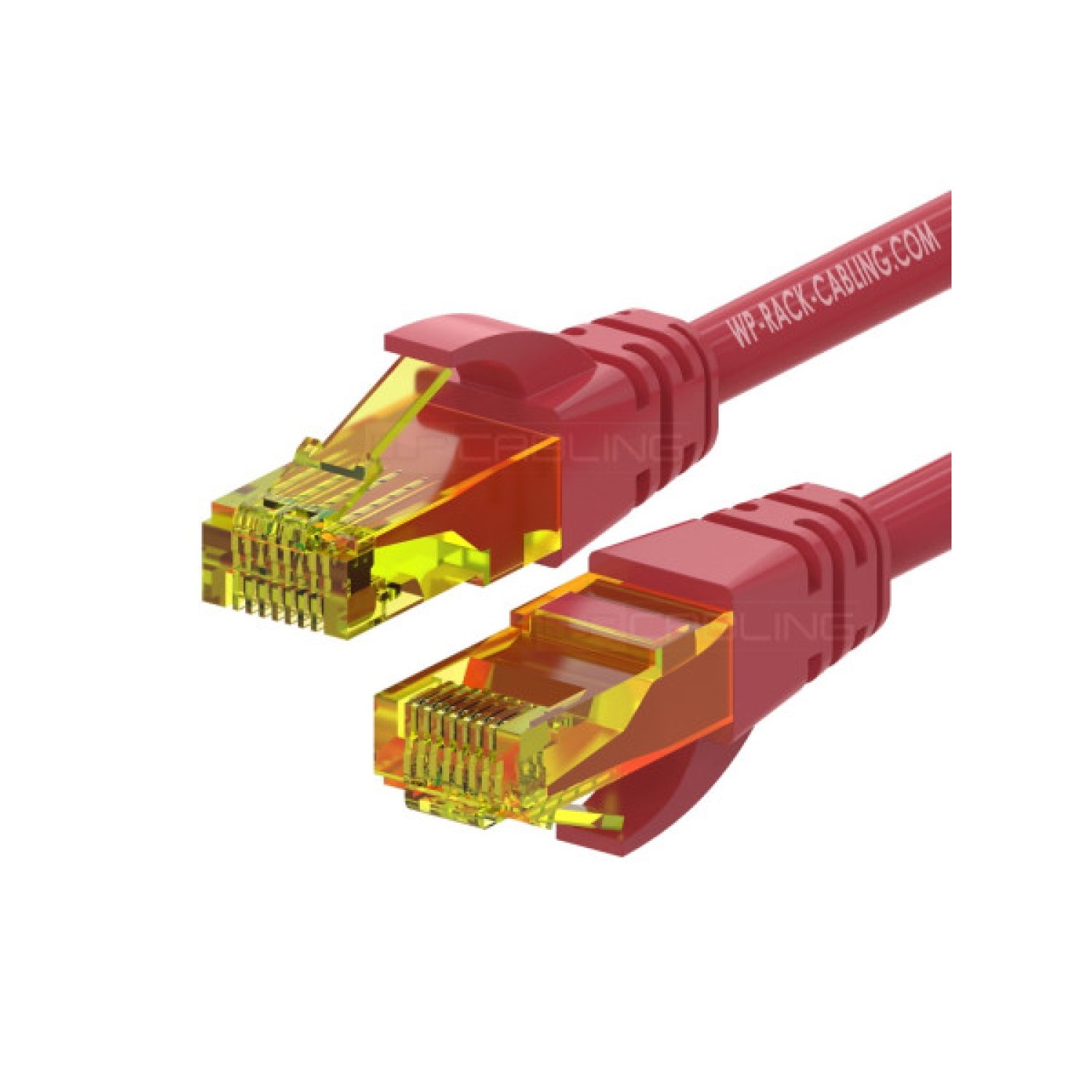 WP WPC-PAT-6AU002R cable de red Rojo 0,2 m Cat6a U/UTP (UTP)