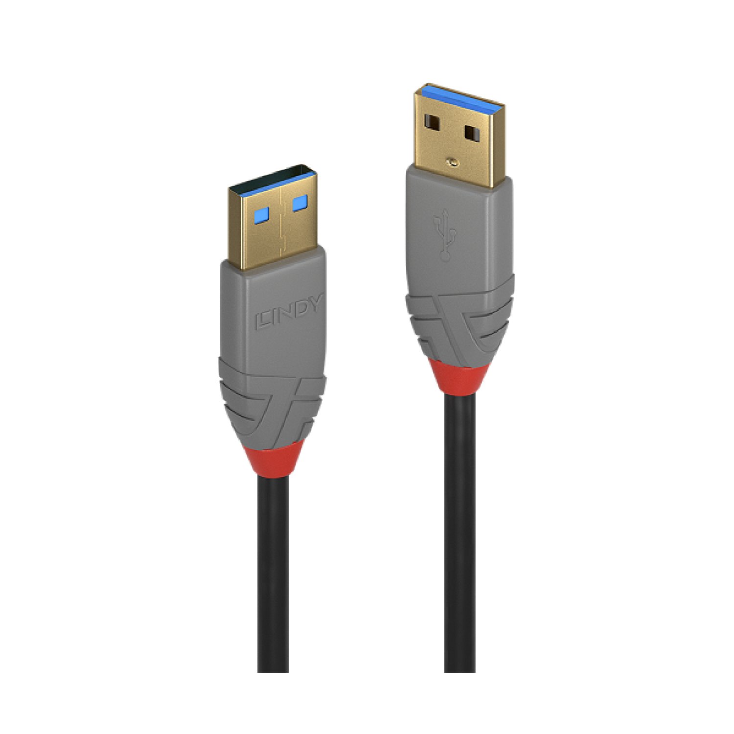 Lindy 36754 cable USB USB 3.2 Gen 1 (3.1 Gen 1) 5 m USB A Negro, Gris