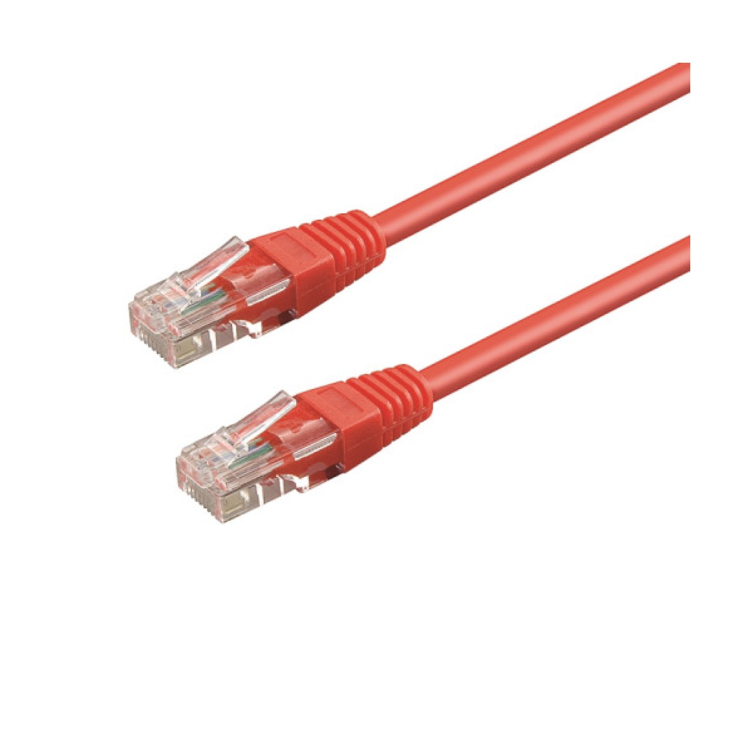 WP WPC-PAT-6U030R cable de red Rojo 3 m Cat6 U/UTP (UTP)