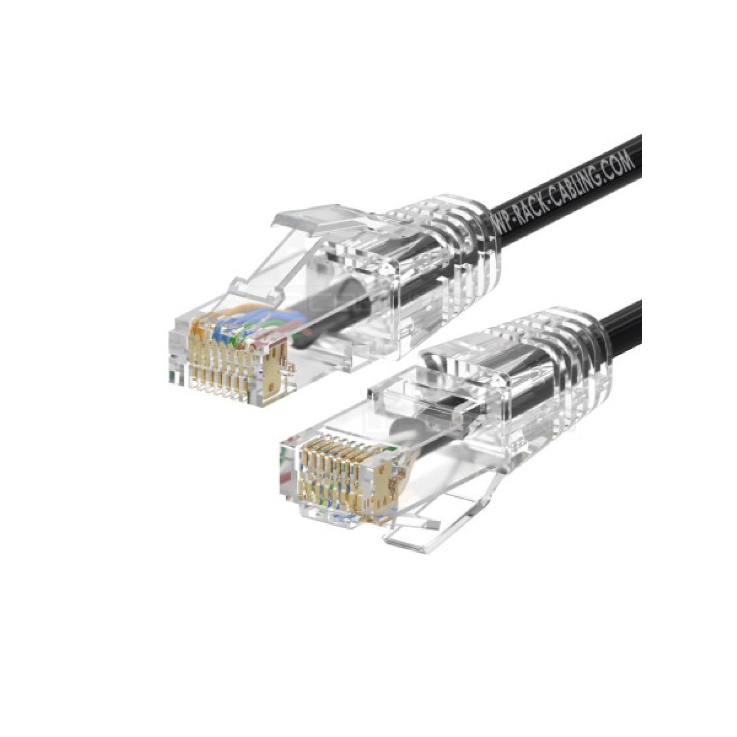 WP WPC-PAT-6AU030BL-S cable de red Negro 3 m Cat6a U/UTP (UTP)