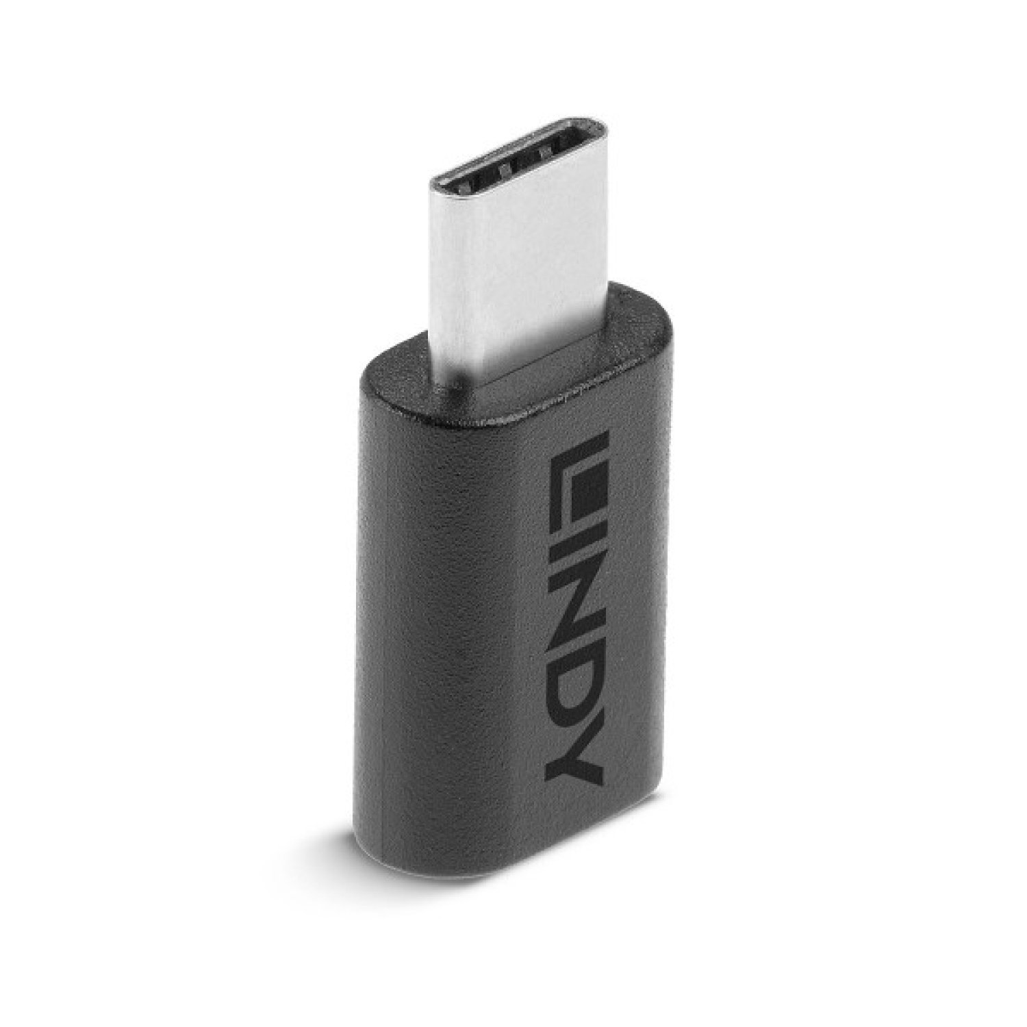 Lindy 41893 cambiador de género para cable USB 3.2 Type C Negro