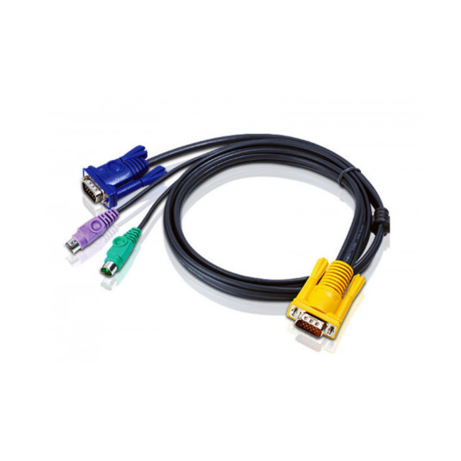 Aten 2L-5210P cable para video, teclado y ratón (kvm) Negro 10 m