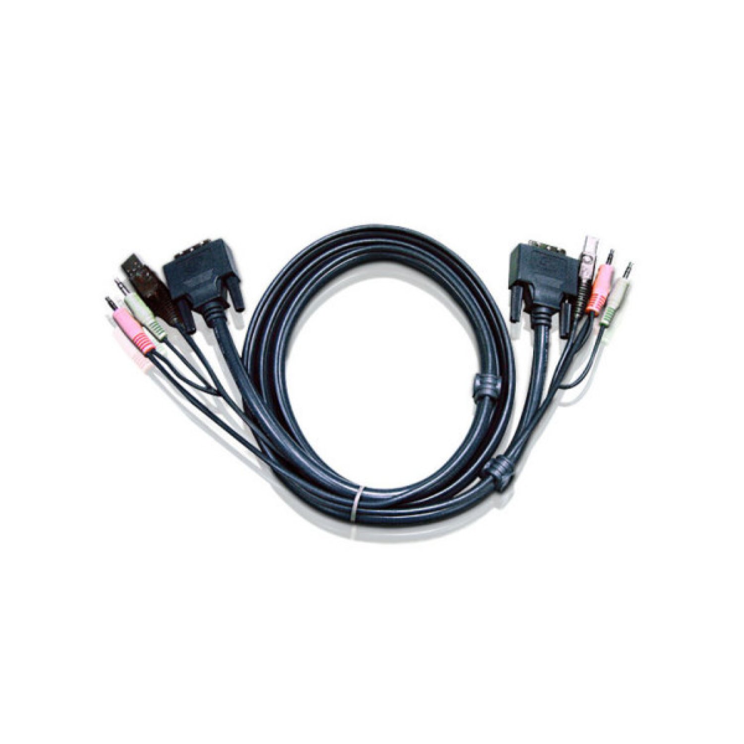 ATEN Cable KVM DVI-D dual link USB de 5 m
