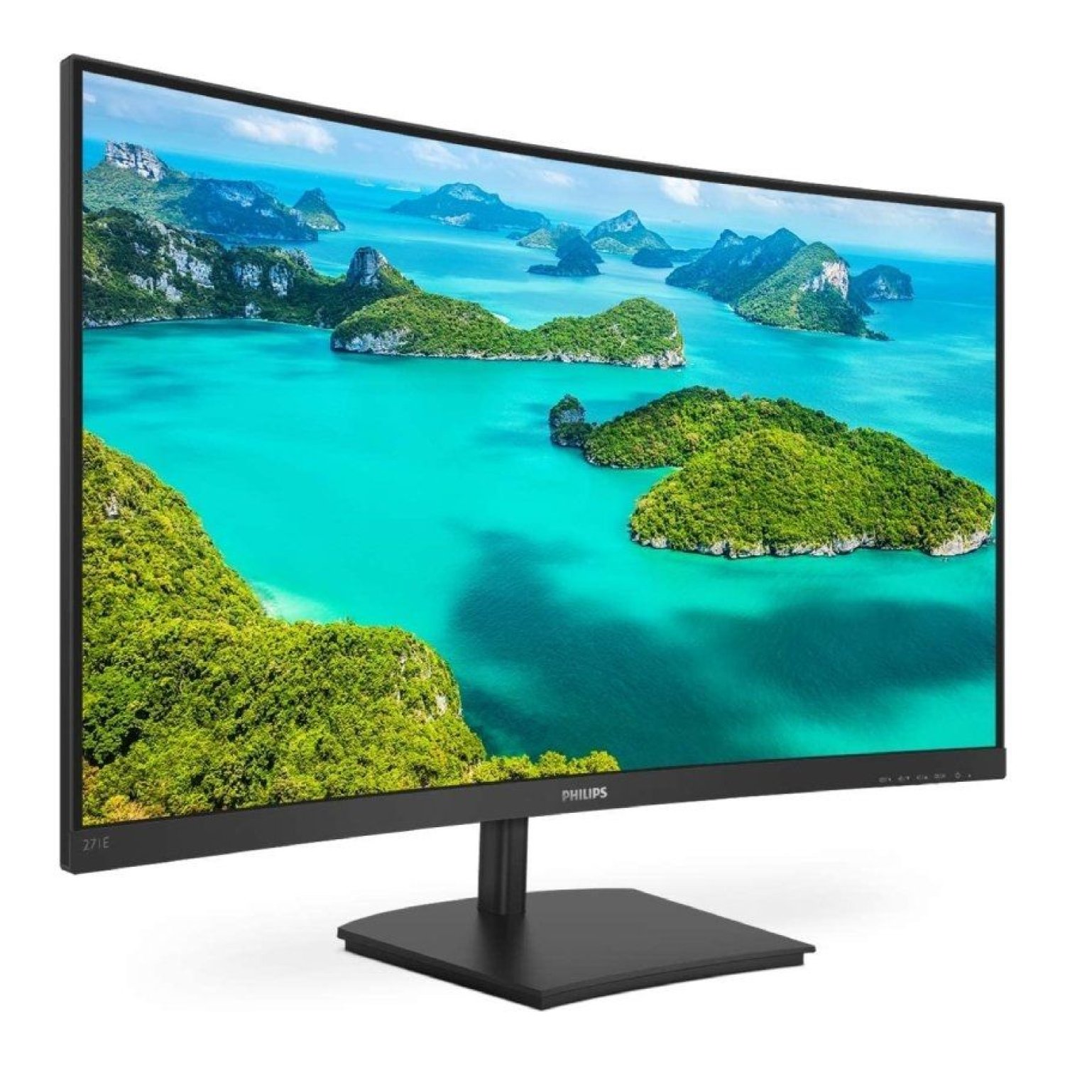 Monitor Curvo Philips E-Line 241E1SC 23.6"/ Full HD/ Negro
