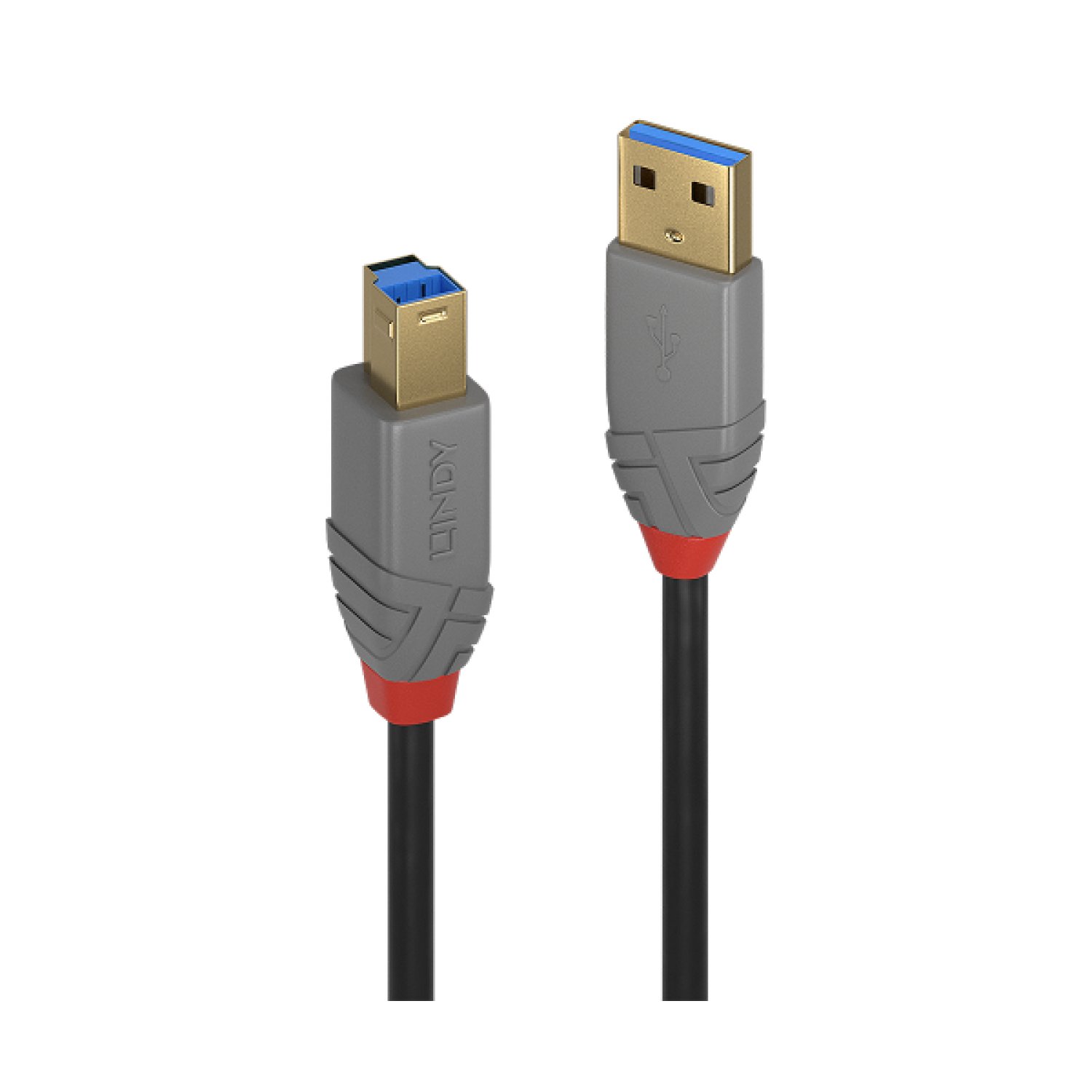 Lindy 36740 cable USB USB 3.2 Gen 1 (3.1 Gen 1) 0,5 m USB A USB B Negro