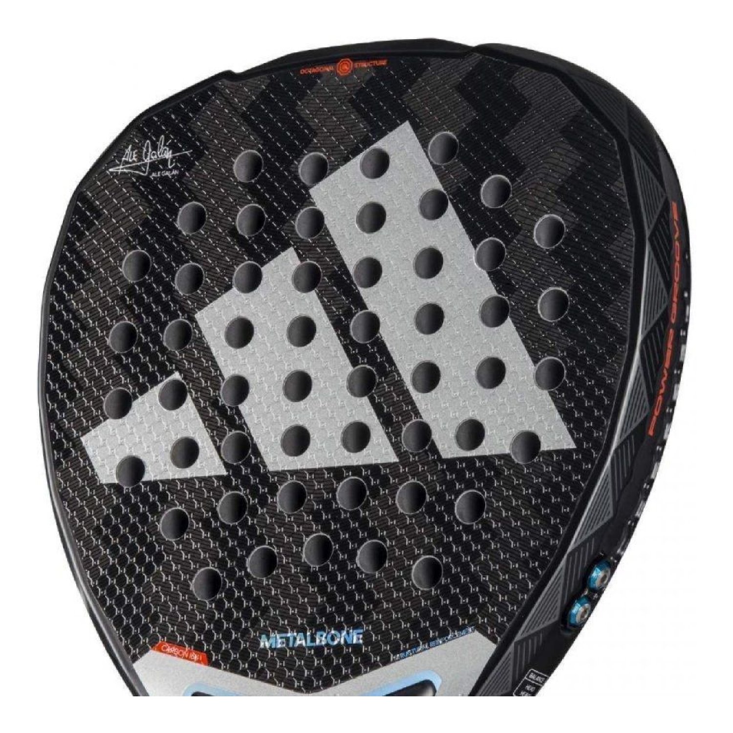 Pala de Pádel Adidas Metalbone 3.4 2025 (Ale Galan)/ Negra y Blanca