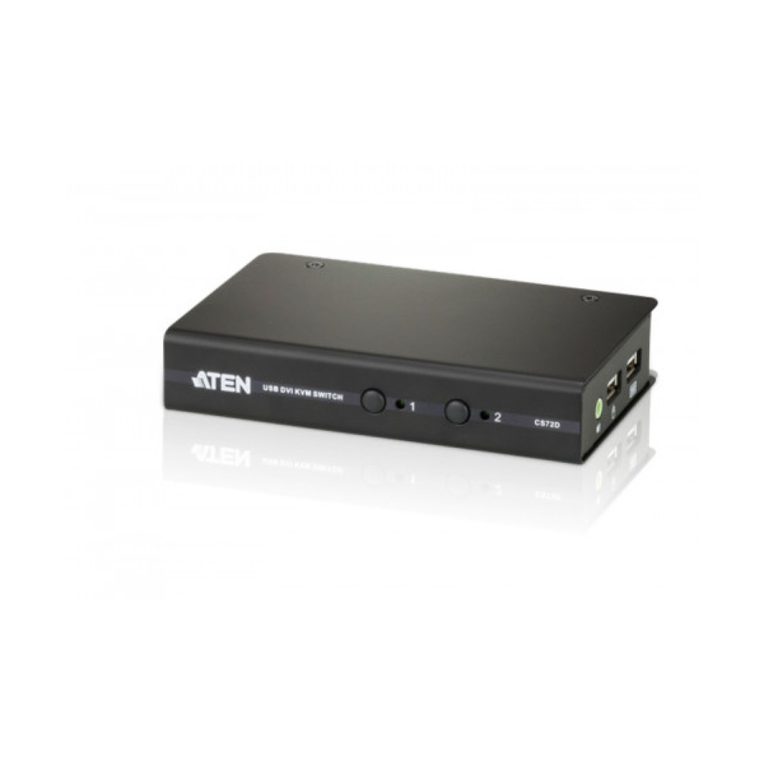 Aten CS72D interruptor KVM Negro