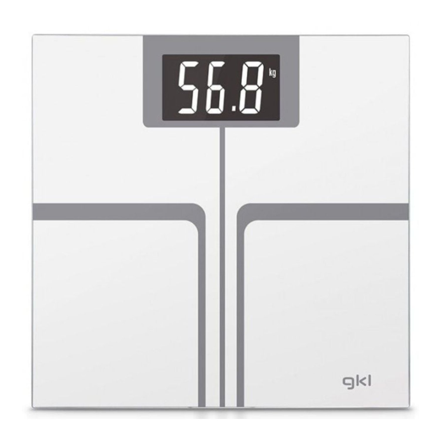 Báscula de Baño GKL Fitmax White/ Hasta 200kg