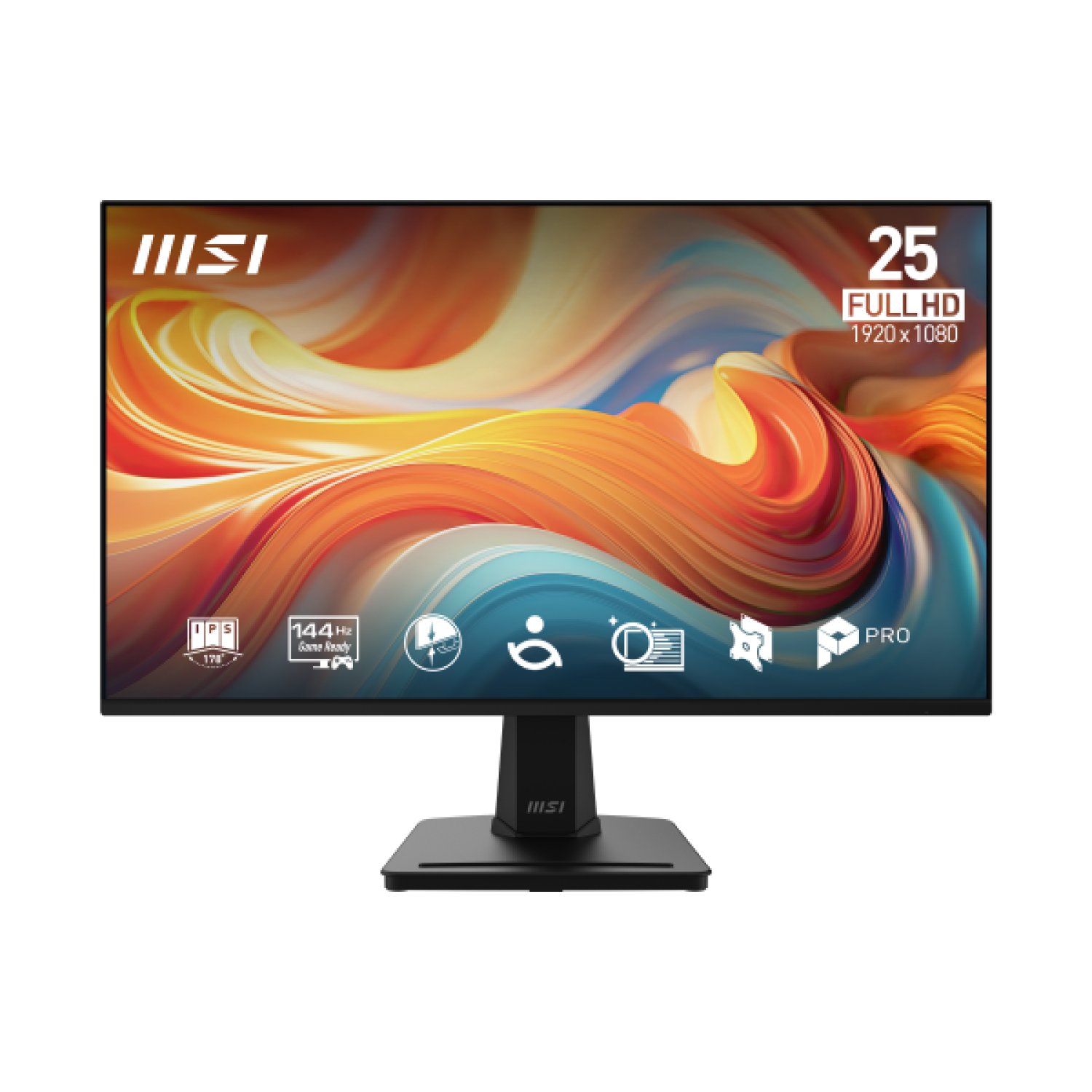 MSI Pro MP251 E14L pantalla para PC 62,2 cm (24.5") 1920 x 1080 Pixeles Full HD Negro