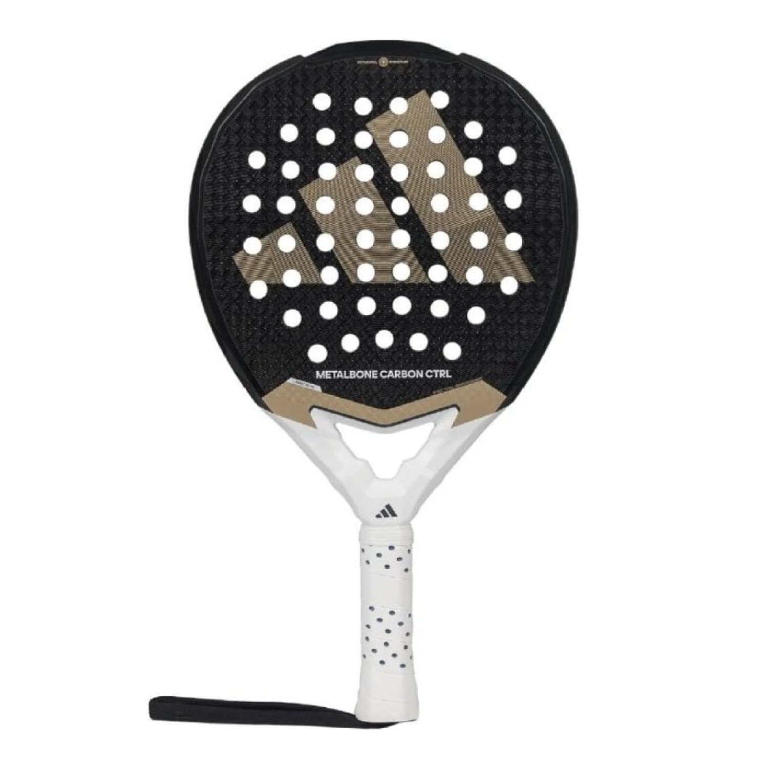 Pala de Pádel Adidas Metalbone Carbon CTRL 3.4 2025/ Negra y Blanca