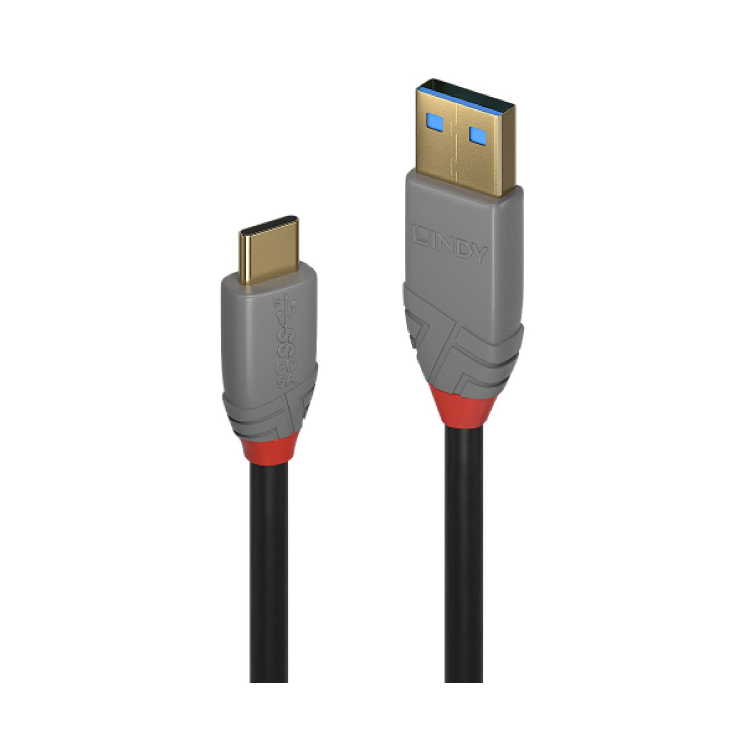 Lindy 36912 cable USB USB 3.2 Gen 2 (3.1 Gen 2) 1,5 m USB C USB A Negro, Gris