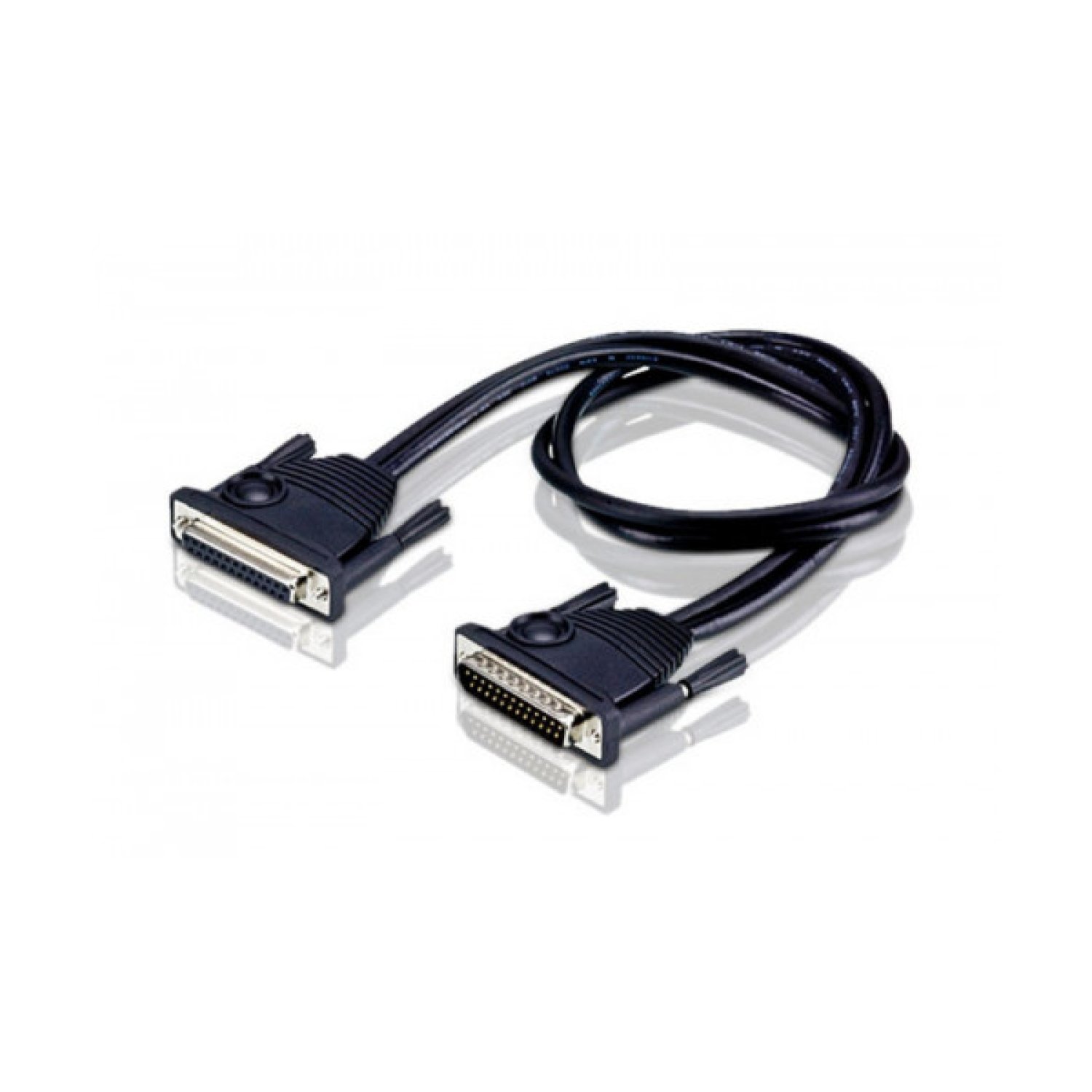 Aten 2L2701 cable de serie Negro 1,8 m DB-25
