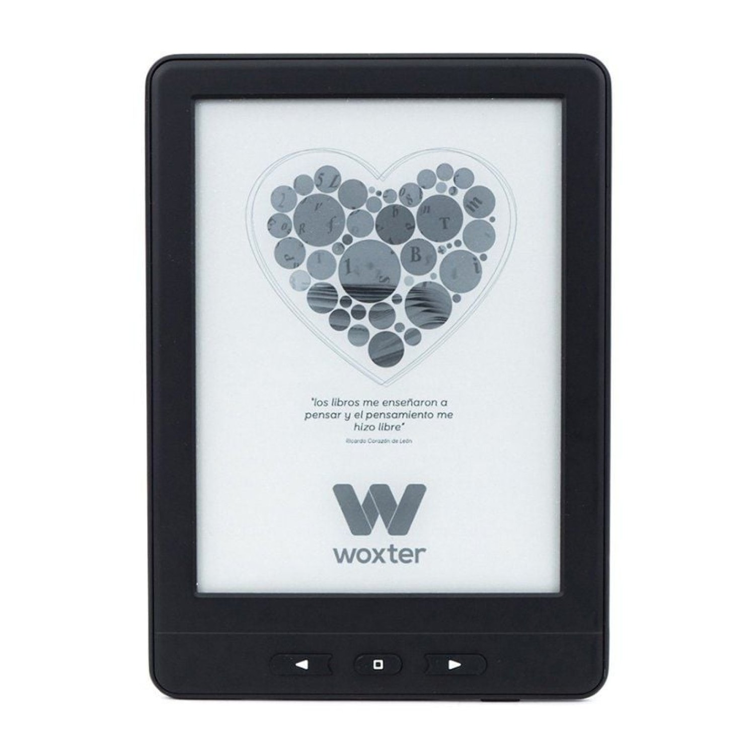 Libro Electrónico Ebook Woxter Scriba Paperlight TP/ 6" tactil retroiluminado Tinta Electrónica/ Negro