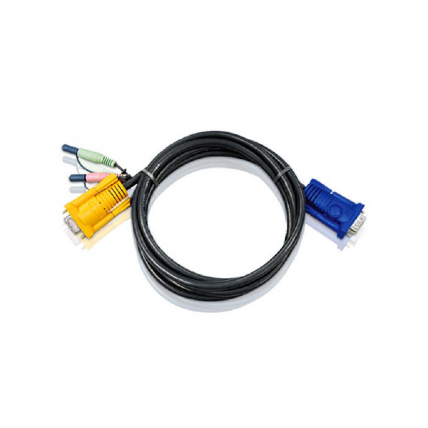 Aten 2L5205A cable para video, teclado y ratón (kvm) 5 m Negro