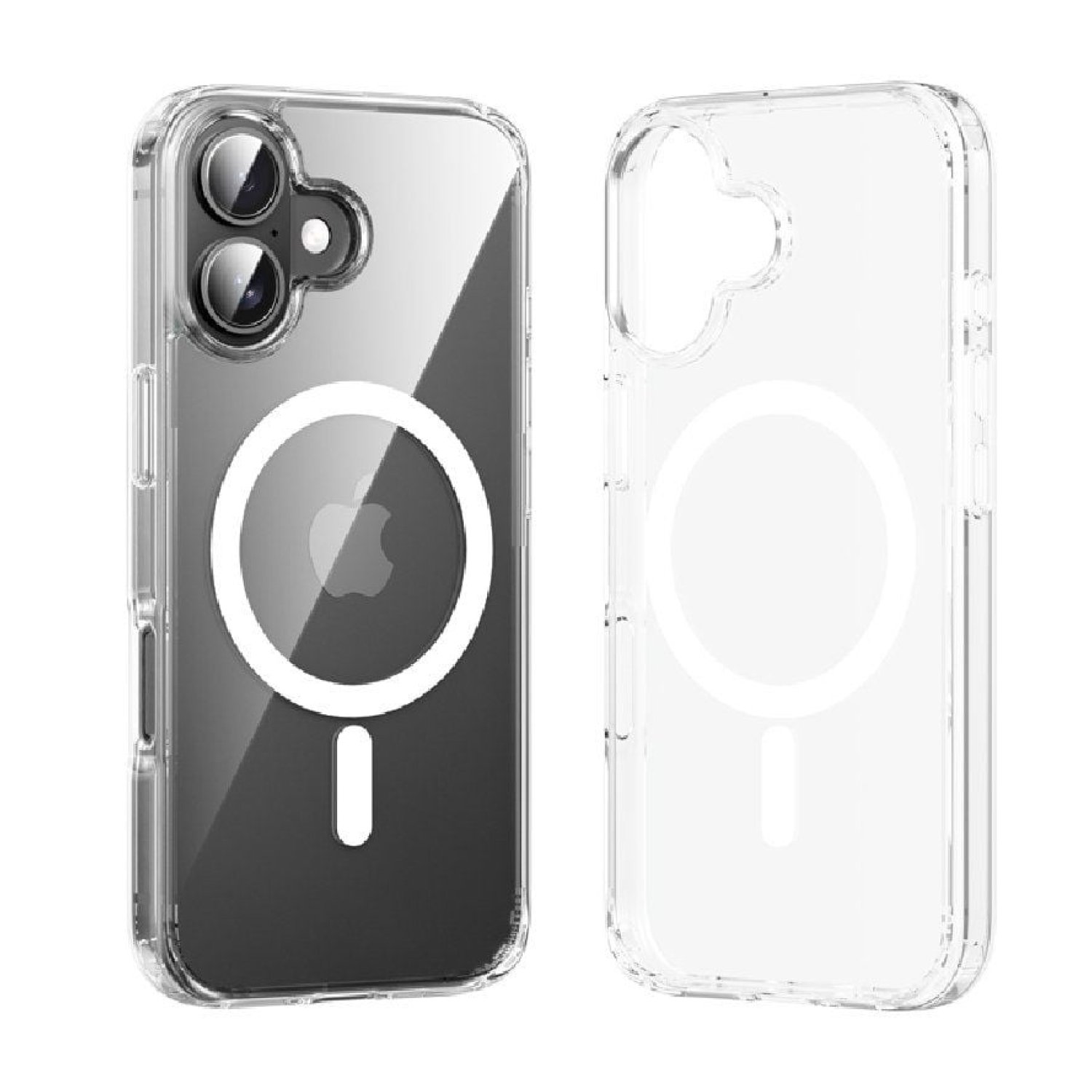Funda Dura con Magsafe Vention KUGT0-20/ Compatible con iPhone 16 Plus/ Transparente