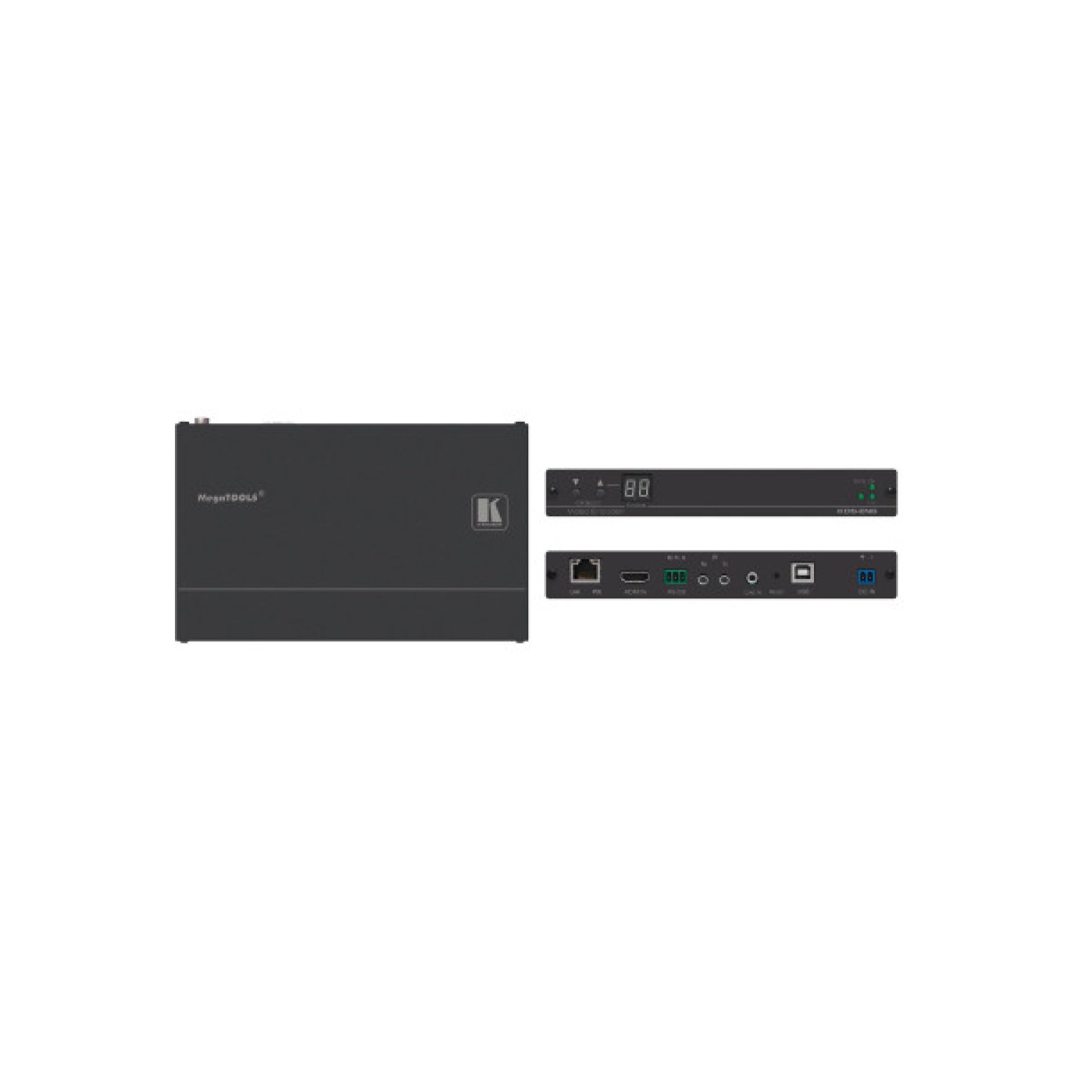 Kramer Electronics KDS-EN6 extensor audio/video Receptor AV Negro