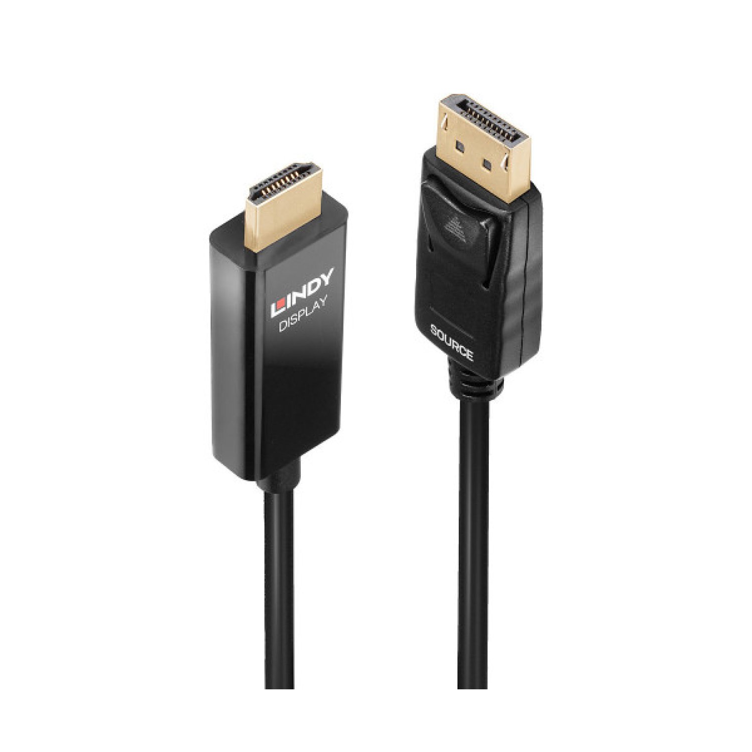 Lindy 40926 adaptador de cable de vídeo 2 m DisplayPort HDMI tipo A (Estándar) Negro