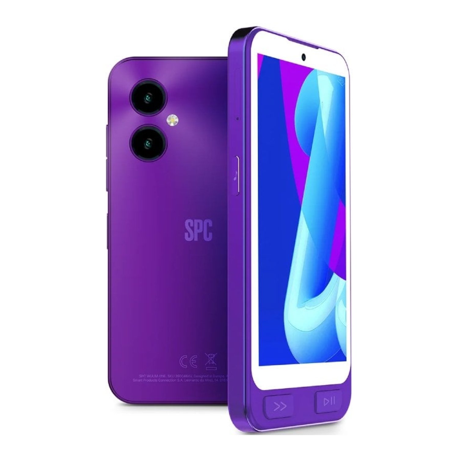 Smartphone SPC Wuum One 4GB/ 64GB/ 5"/ Púrpura