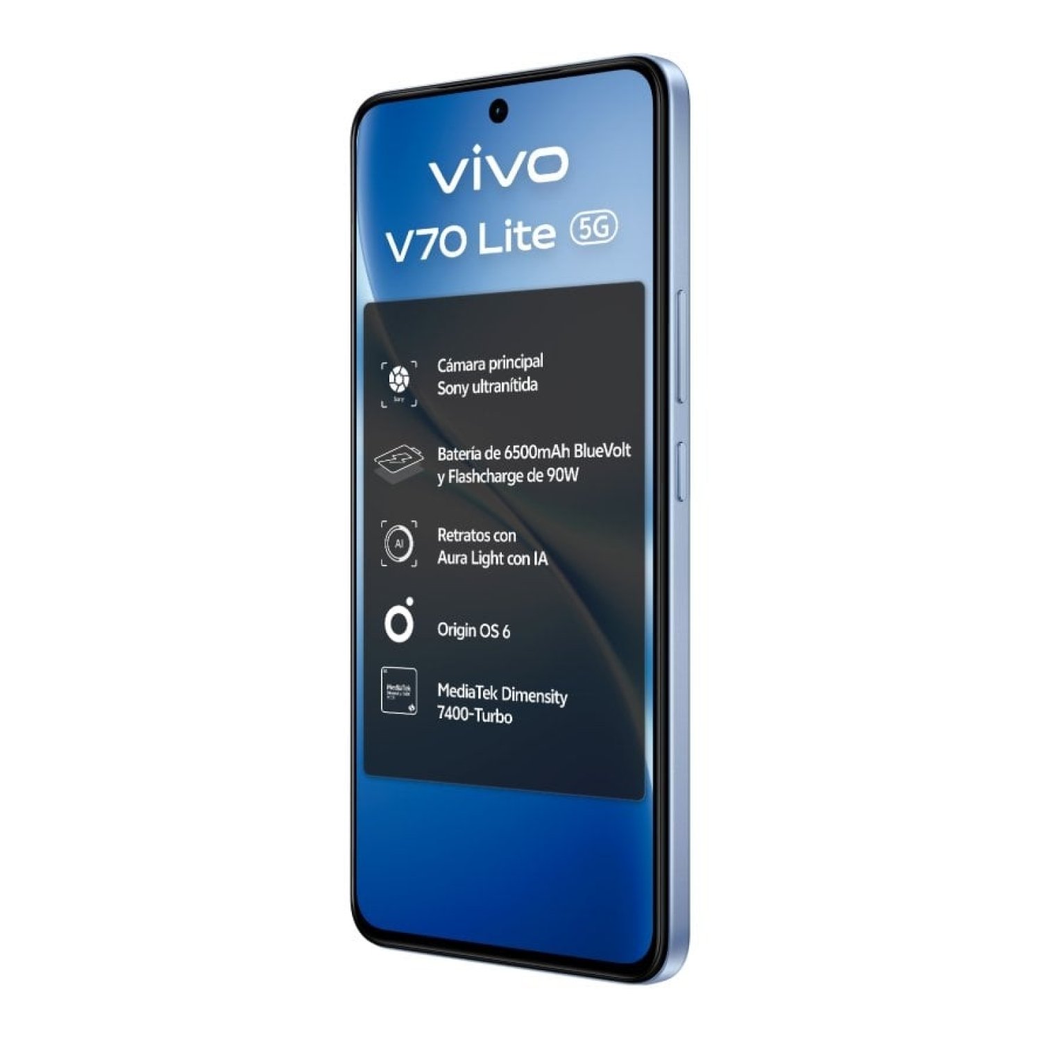 Smartphone Vivo V70 Lite 6GB/ 256GB/ 6.77"/ 5G/ Azul
